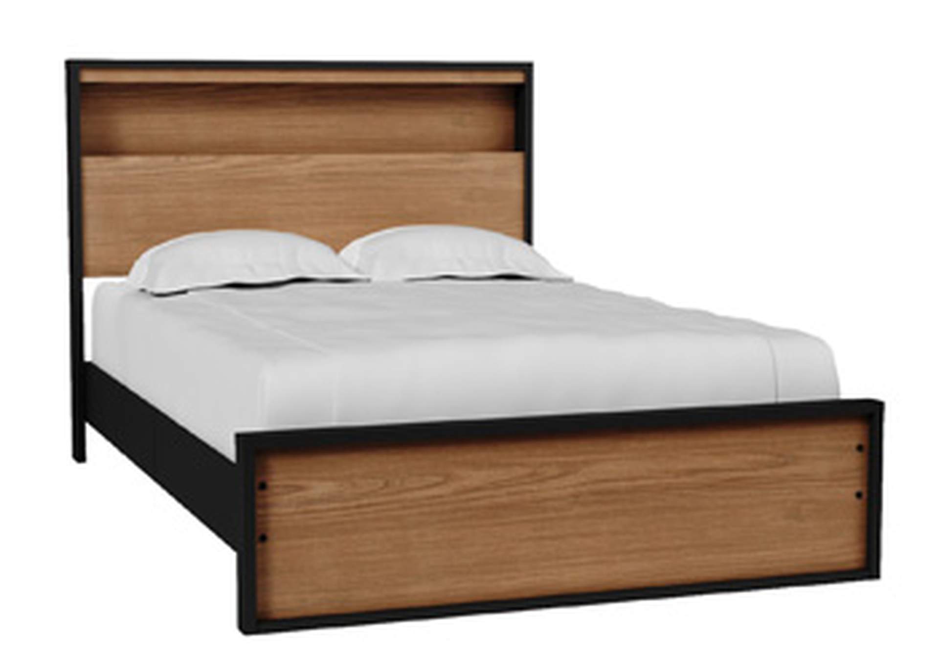 Kozmour Full Bookcase Complete Bed Frame image 1