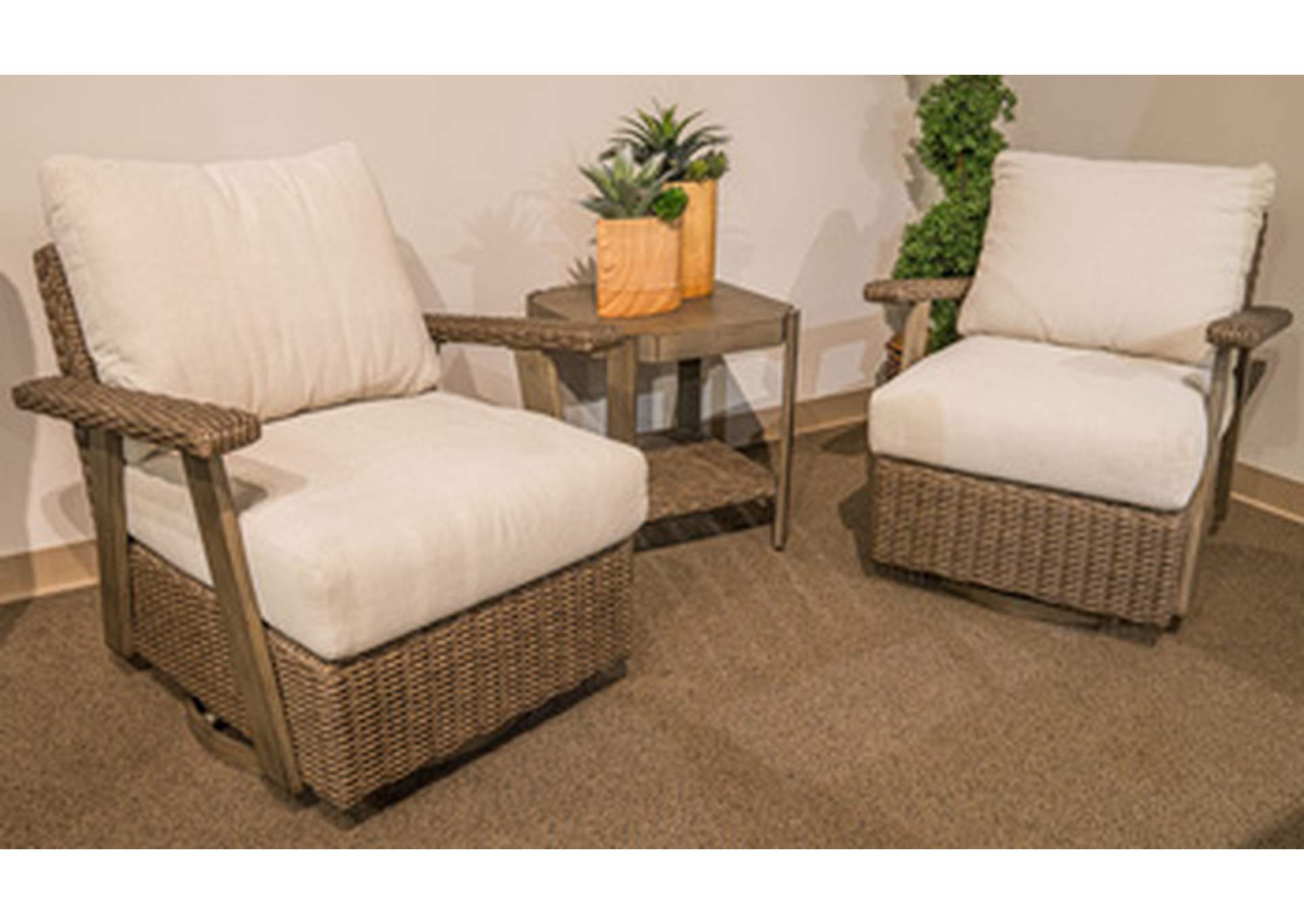 Marin Sands Outdoor Chairs And End Table (Set Of 3) image 1