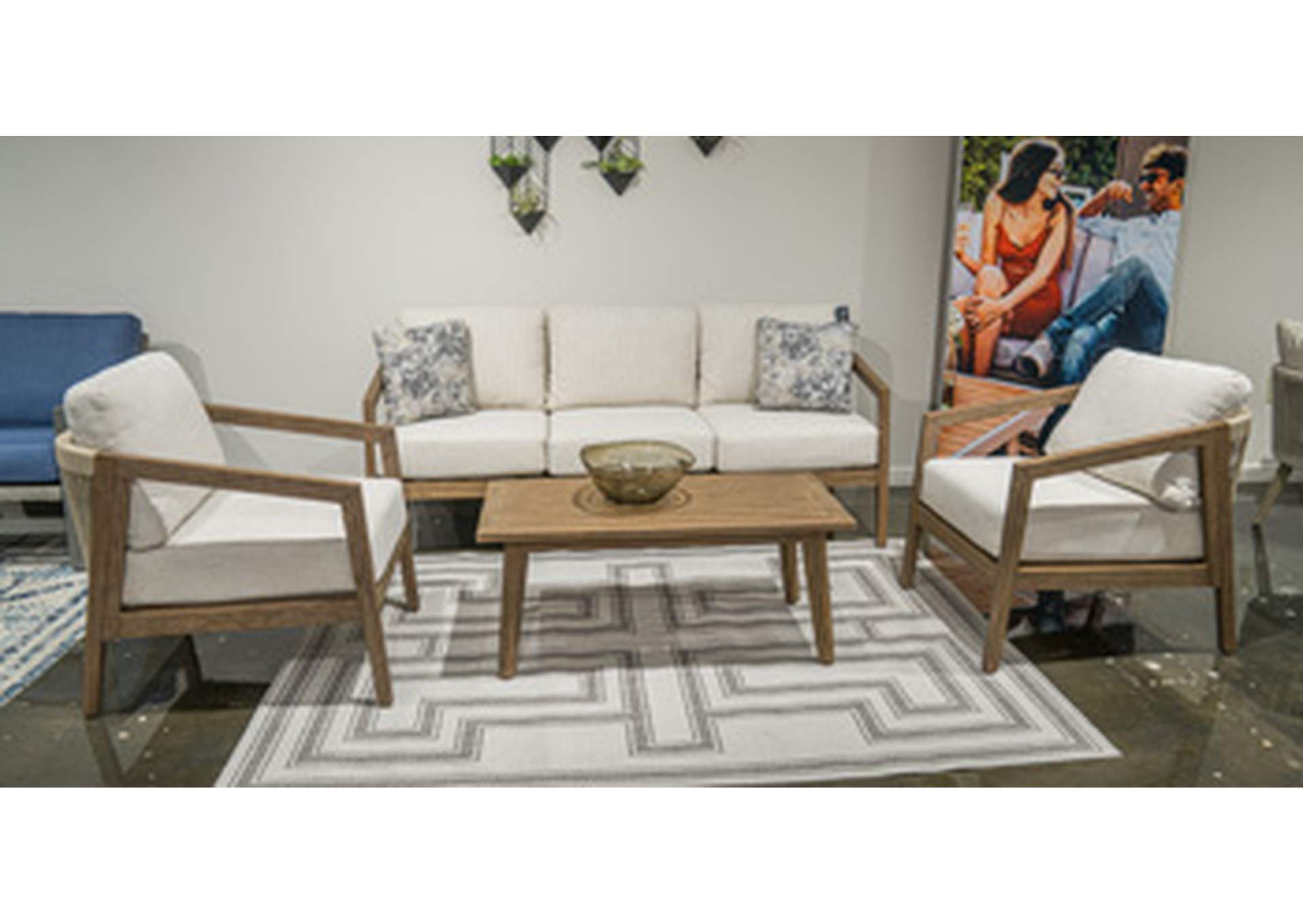 Nature Lane Outdoor Sofa/Chairs/Table (Set of 4) image 1