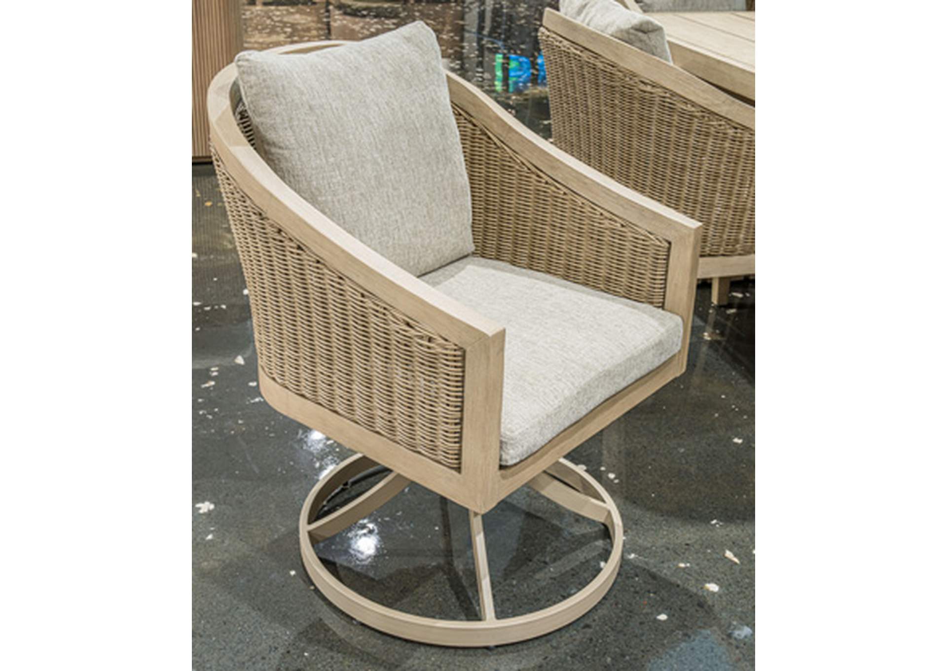 Thunder Trails Outdoor Swivel Chair (Set of 2) image 1