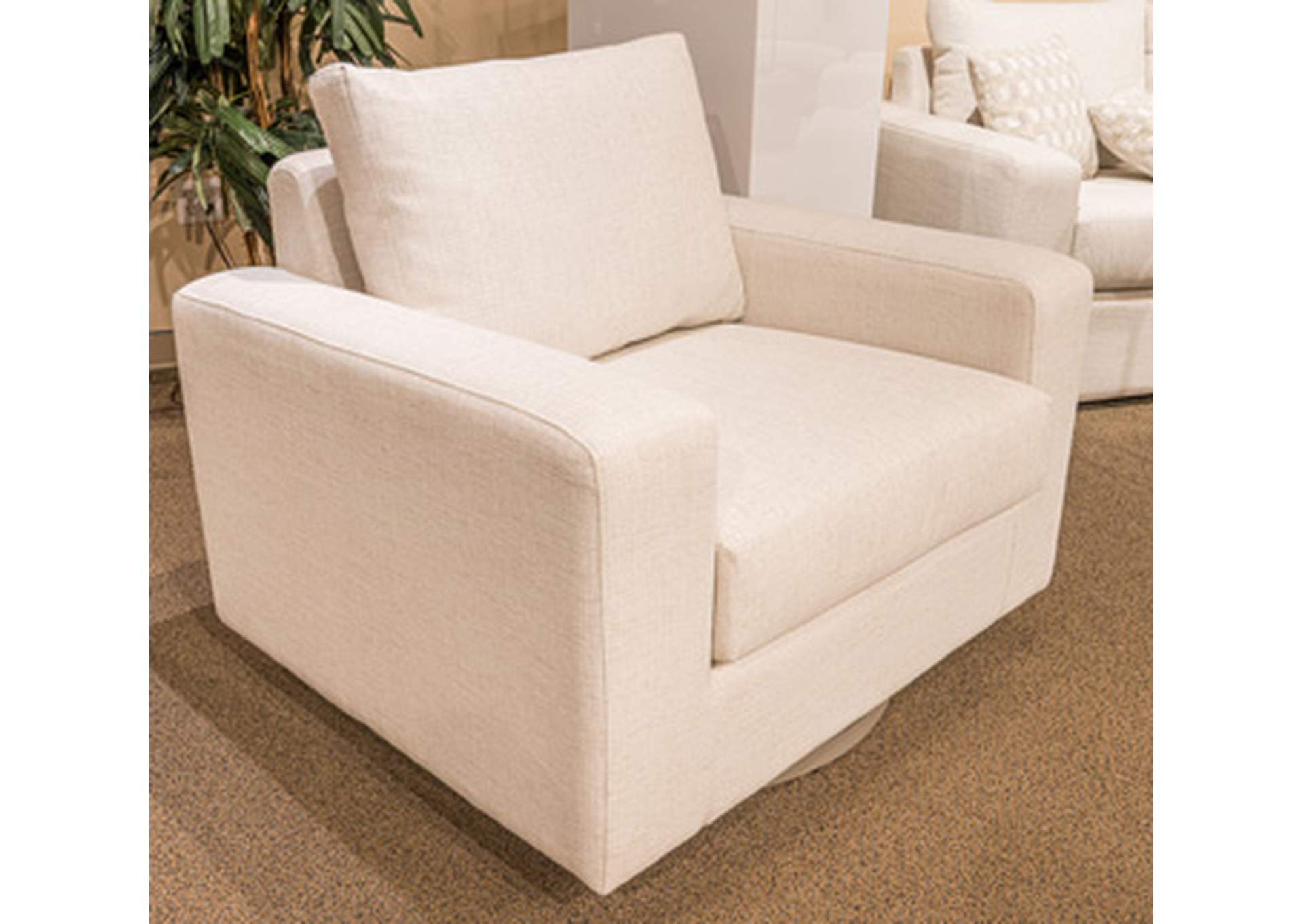 La Jolla Cove Outdoor Swivel Glider Chair with Cushion image 1