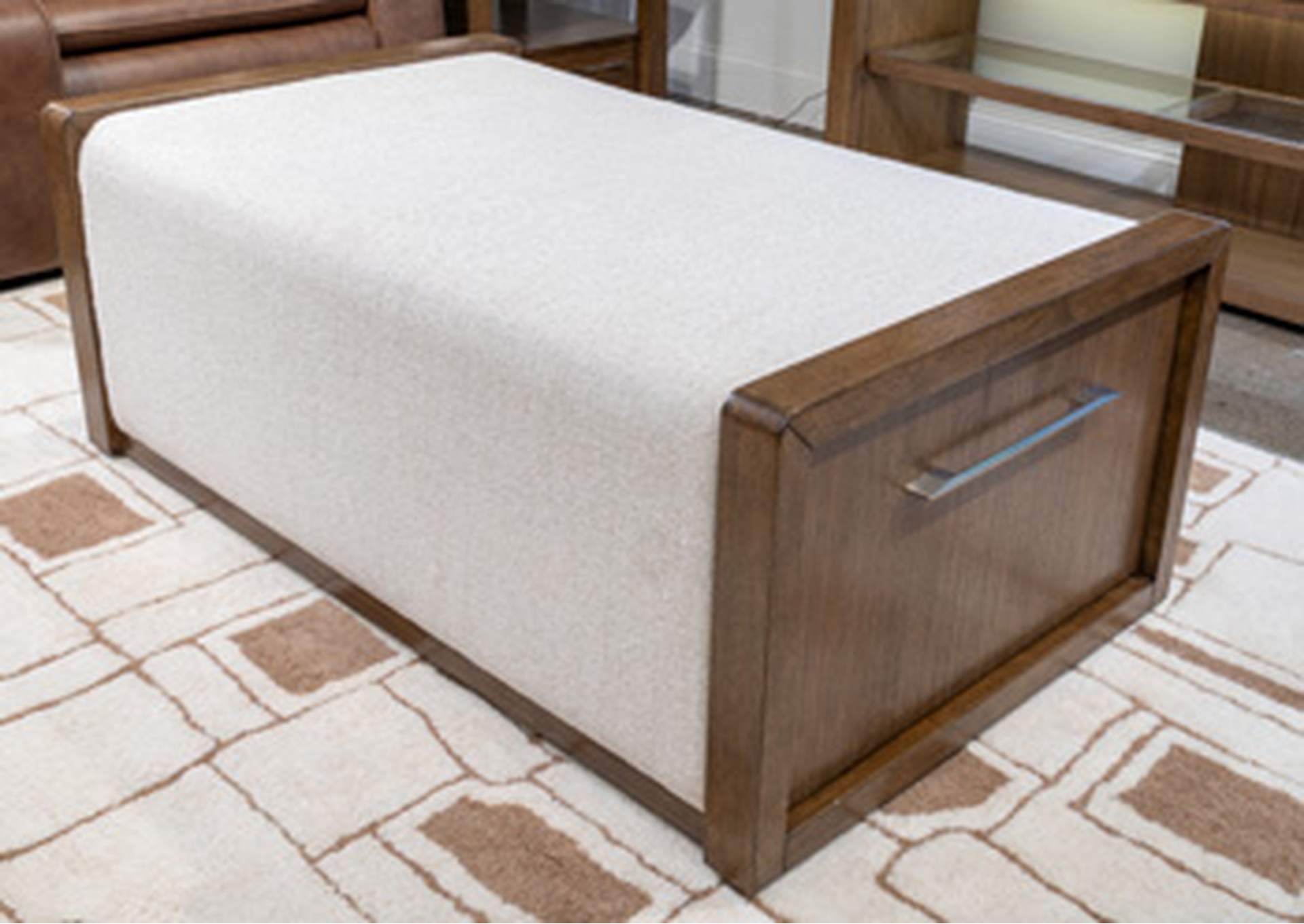Marxmore Upholstered Ottoman with Storage image 1