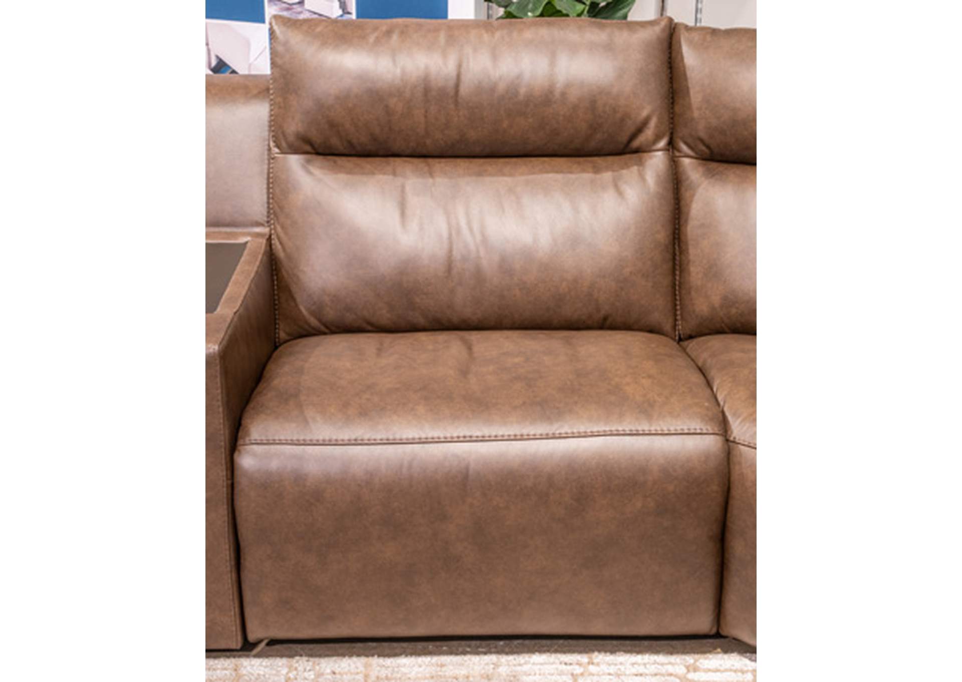 ModZ 6-Piece Power Reclining Sectional with Audio Console image 1