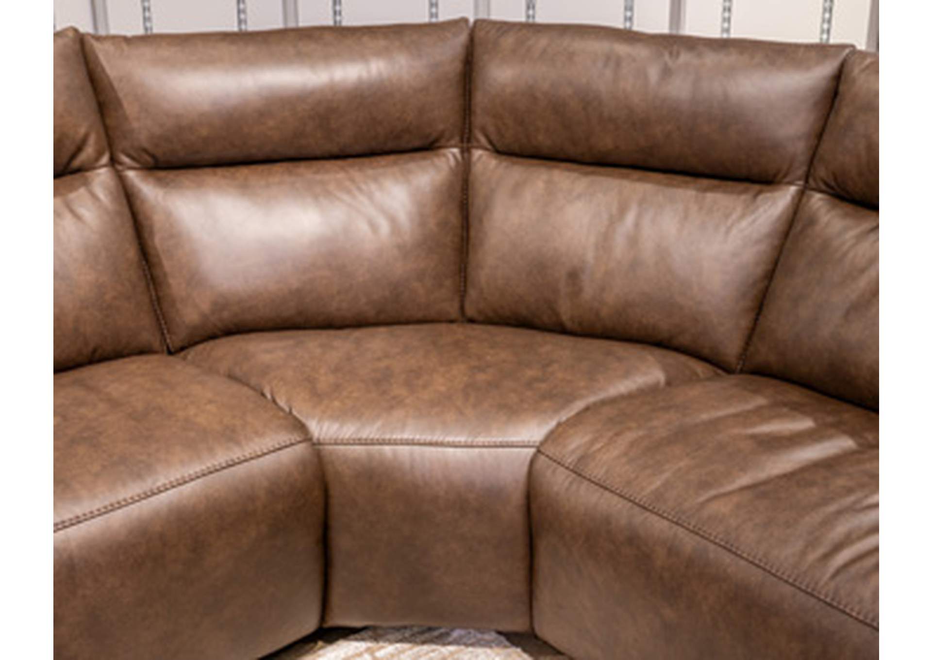 ModZ 6-Piece Power Reclining Sectional with Audio Console image 3