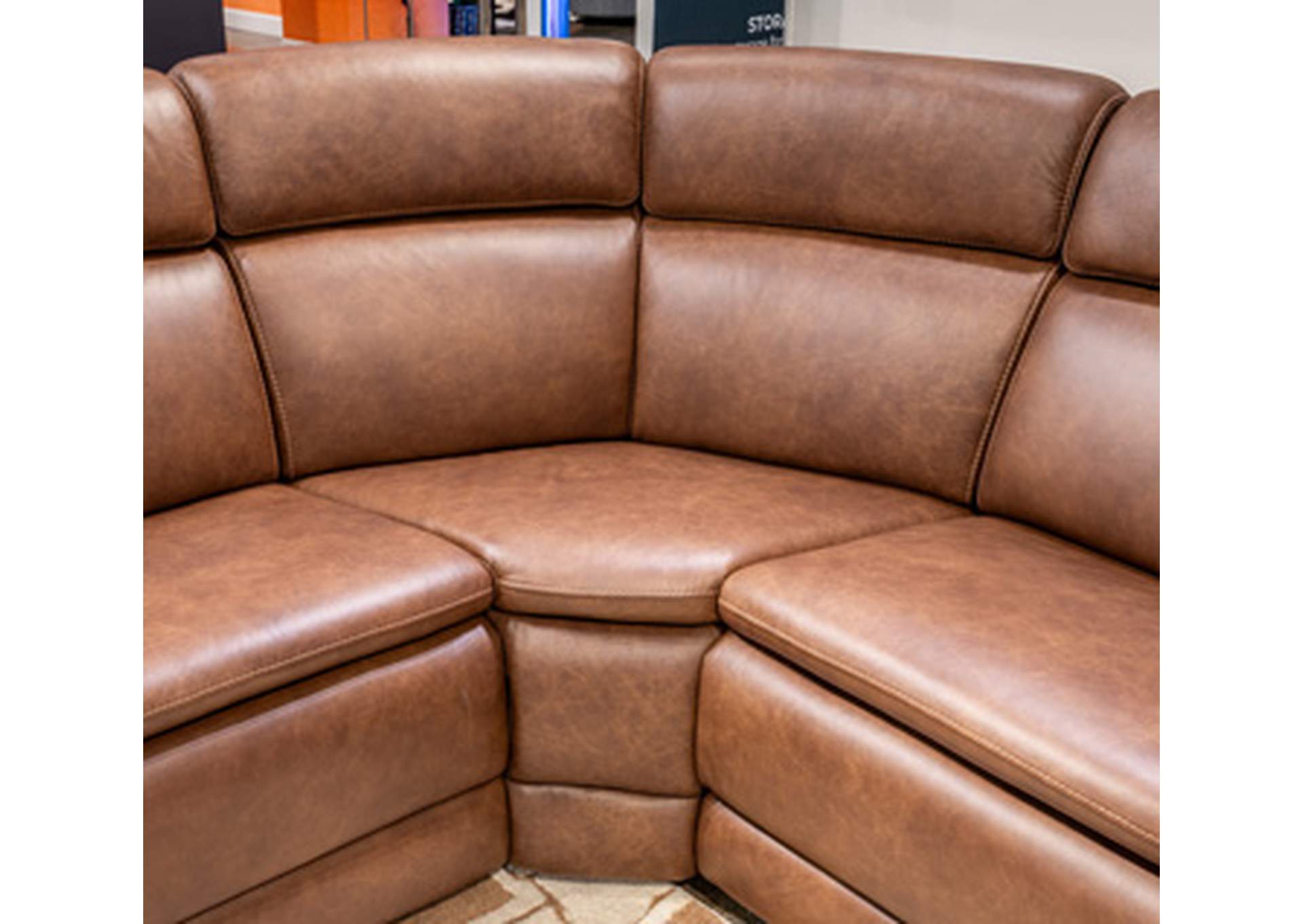 Mod Media 4-Piece Power Reclining Sectional image 4