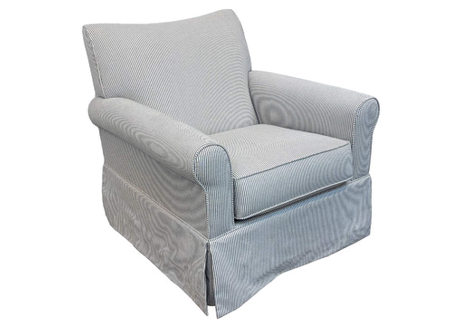 Searcy Swivel Glider Accent Chair image 1