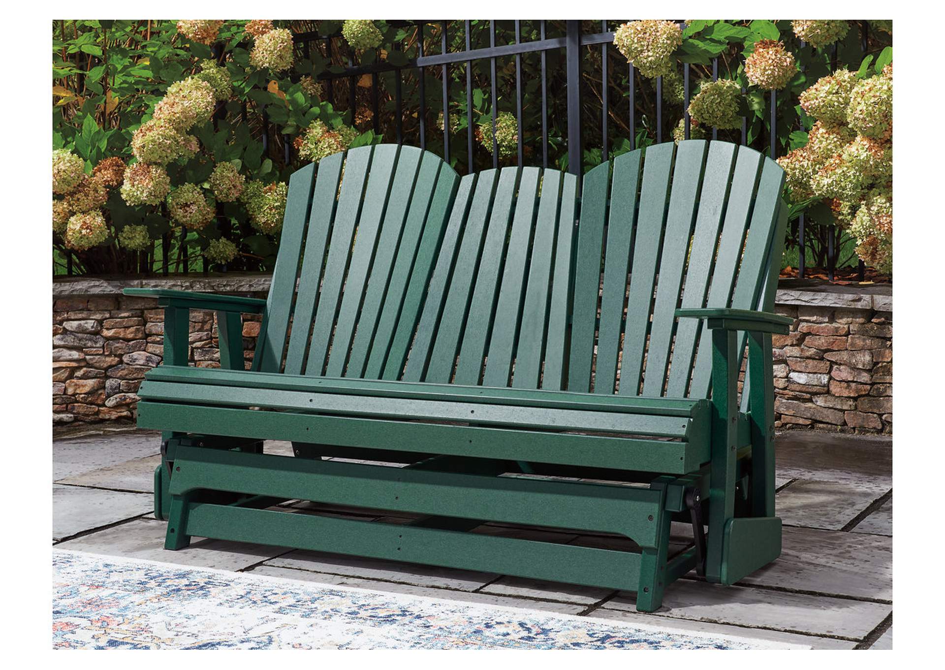 Shell Beach Outdoor Loveseat Glider image 2