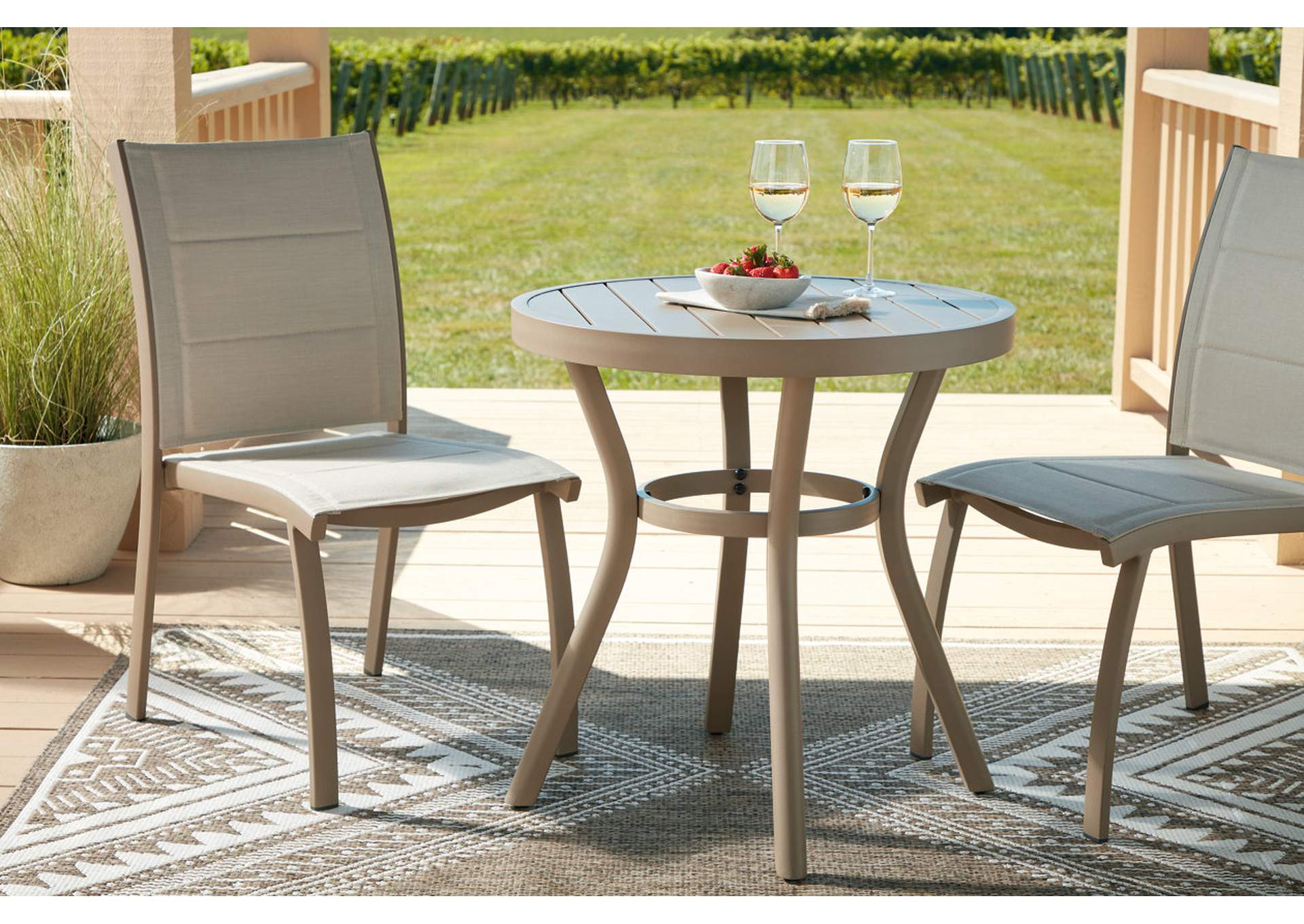 Mission Beach Outdoor Table and 2 Chairs image 12