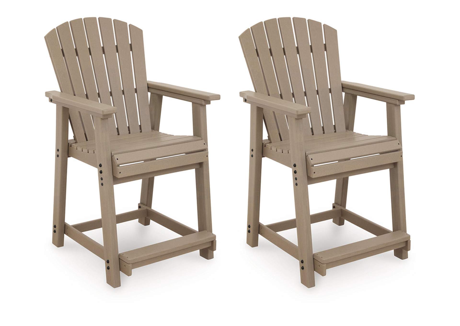 Seacliff Beach Outdoor Counter Height Bar Stool (Set of 2) image 1