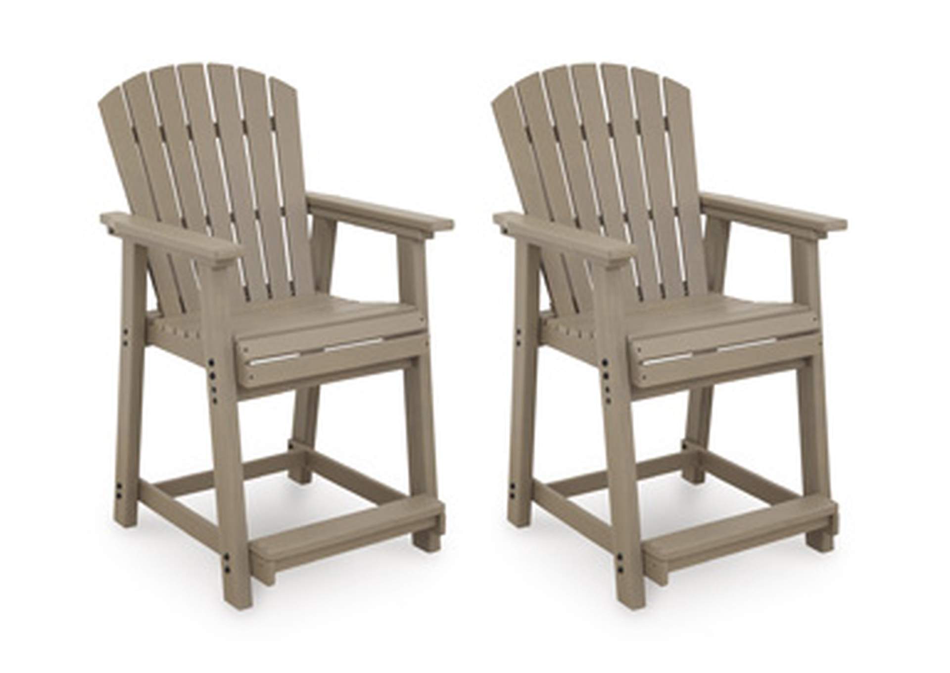 Seacliff Beach Outdoor Counter Height Bar Stool (Set of 2) image 7