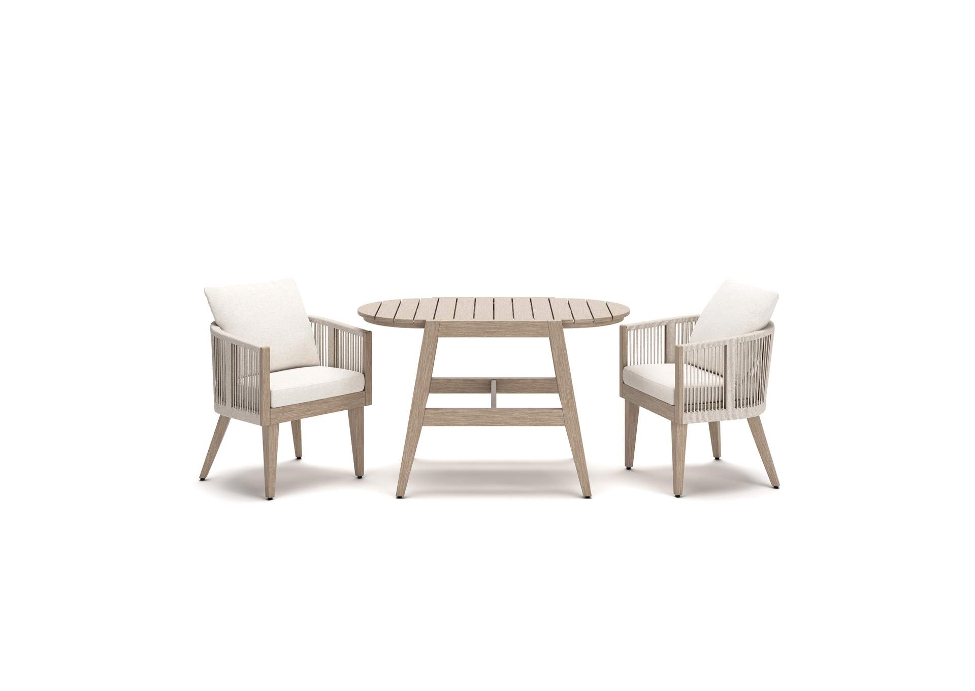 Ivory Vine Outdoor Table/Chairs (Set of 3) image 1