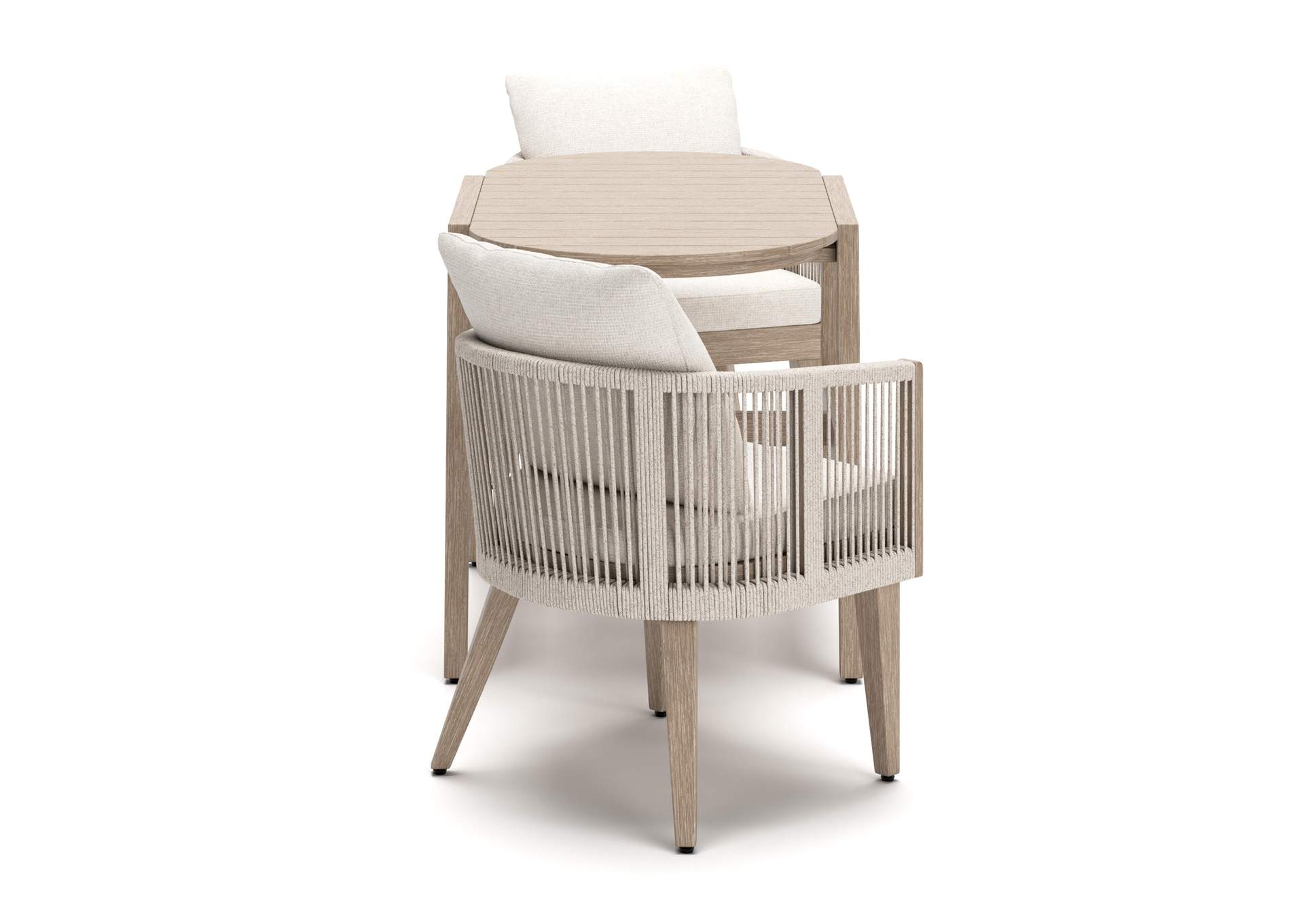 Ivory Vine Outdoor Table/Chairs (Set of 3) image 2