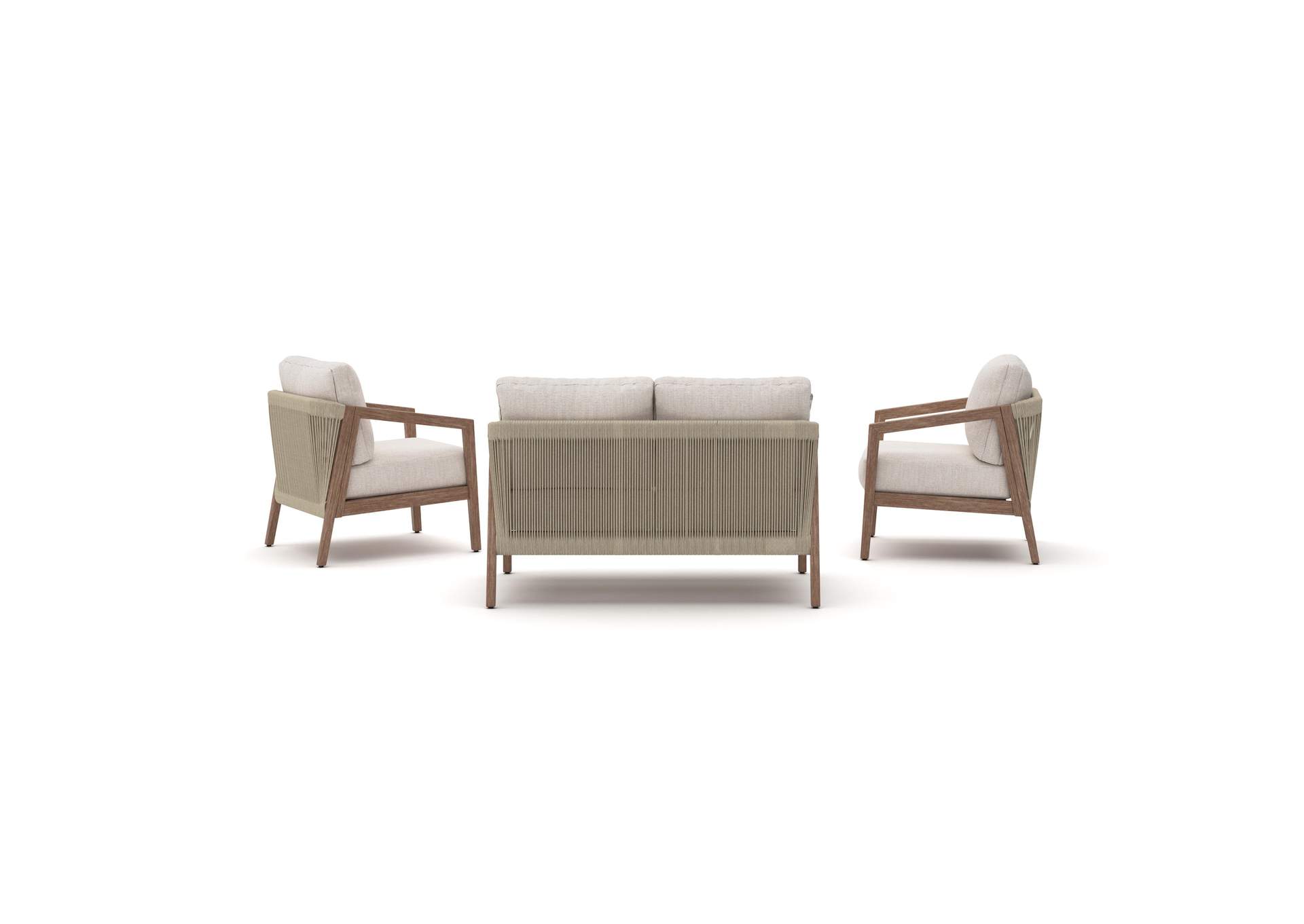 Nature Lane Outdoor Sofa/Chairs/Table (Set of 4) image 3