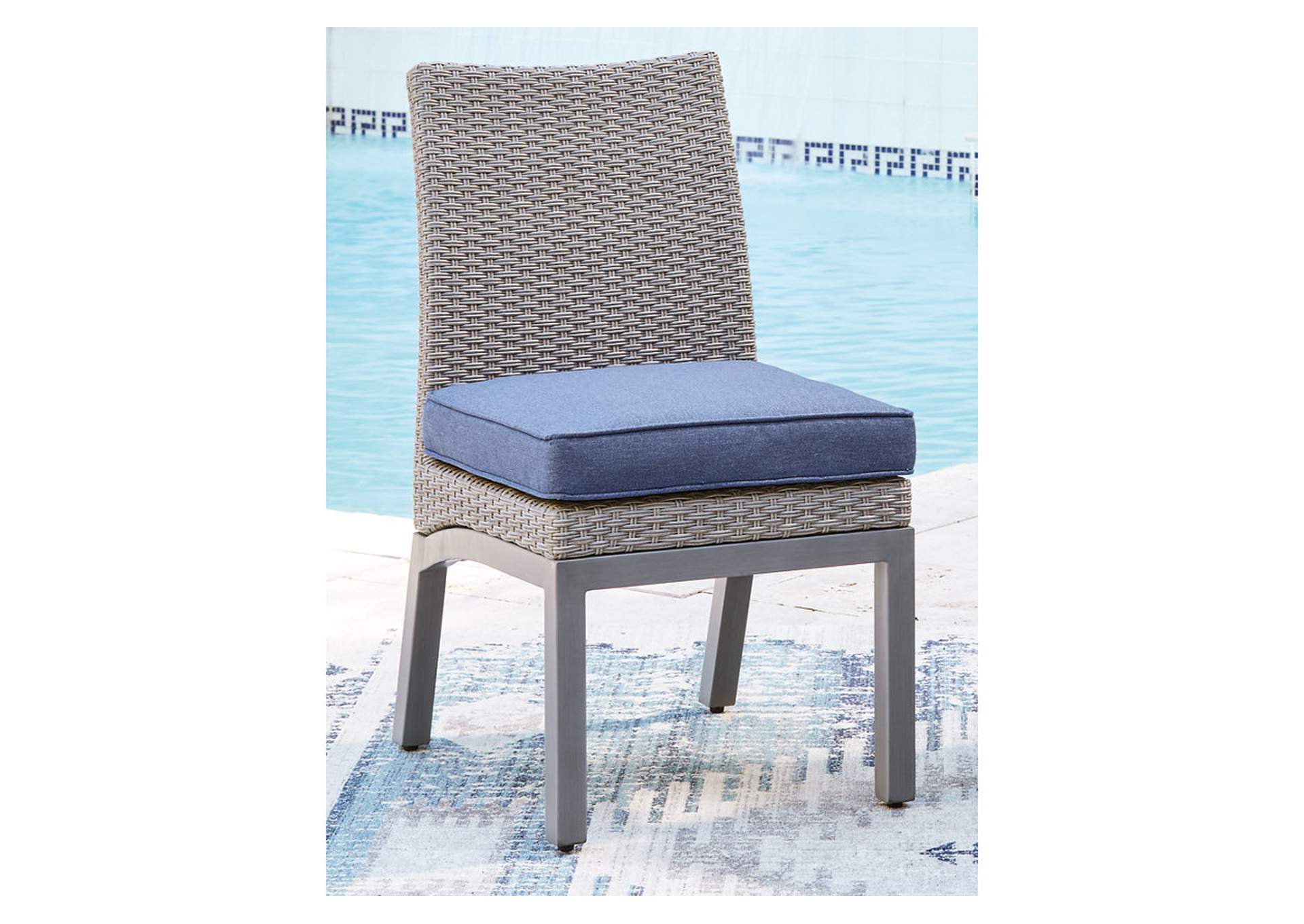 Half Moon Beach Outdoor Side Chair with Cushion (Set of 2) image 6