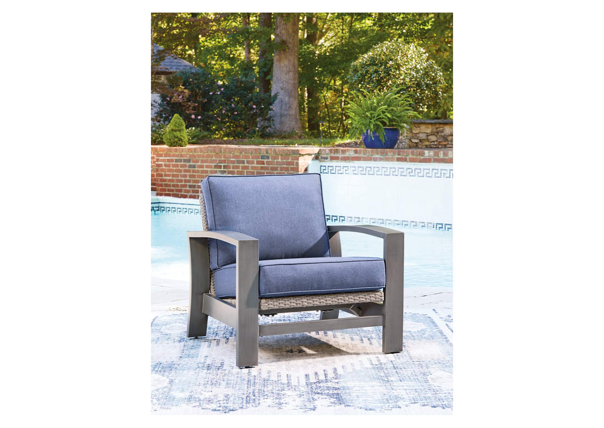 Half Moon Beach Outdoor Spring Lounge Chair image 2