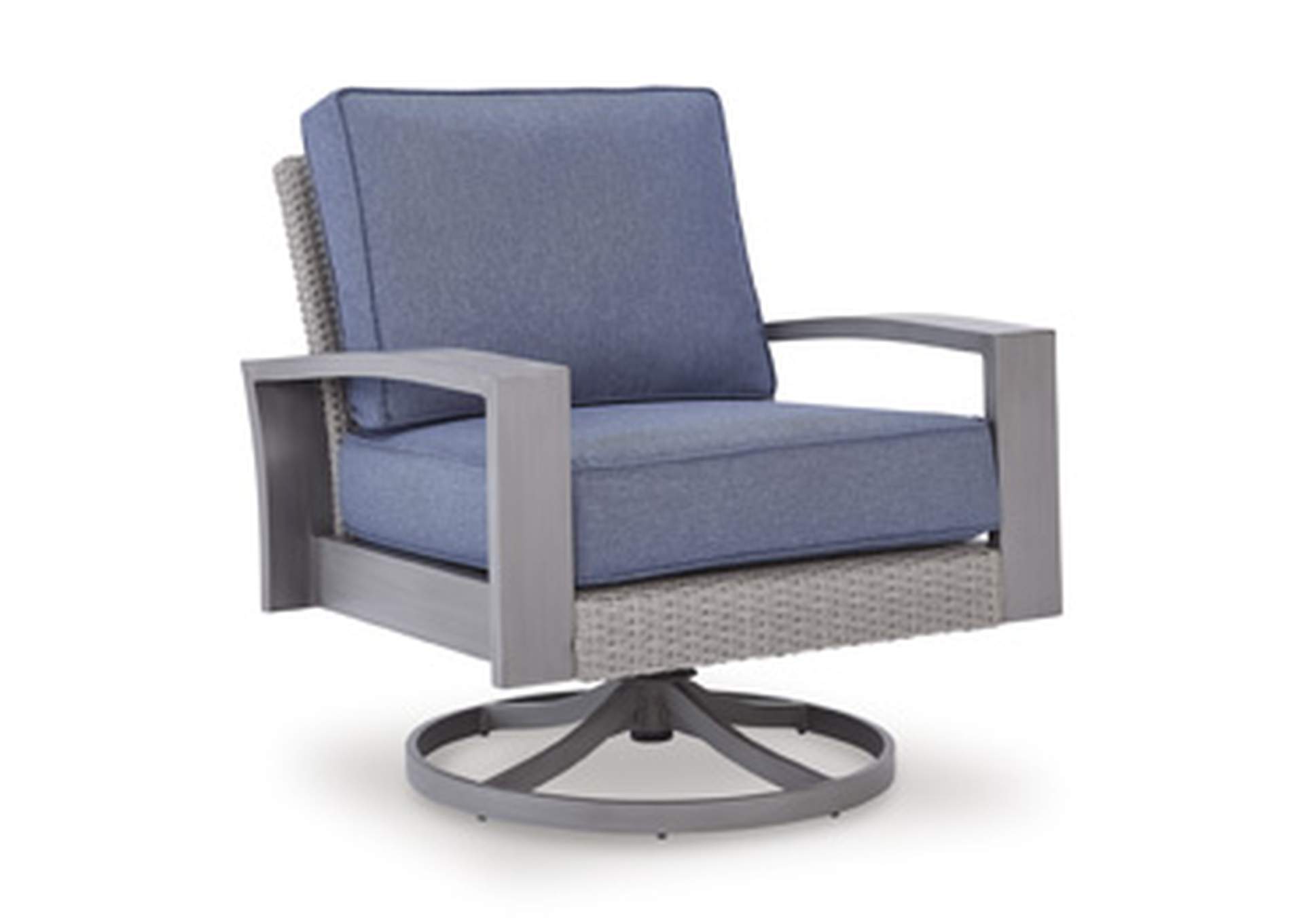 Half Moon Beach Outdoor Swivel Lounge Chair with Cushion image 6