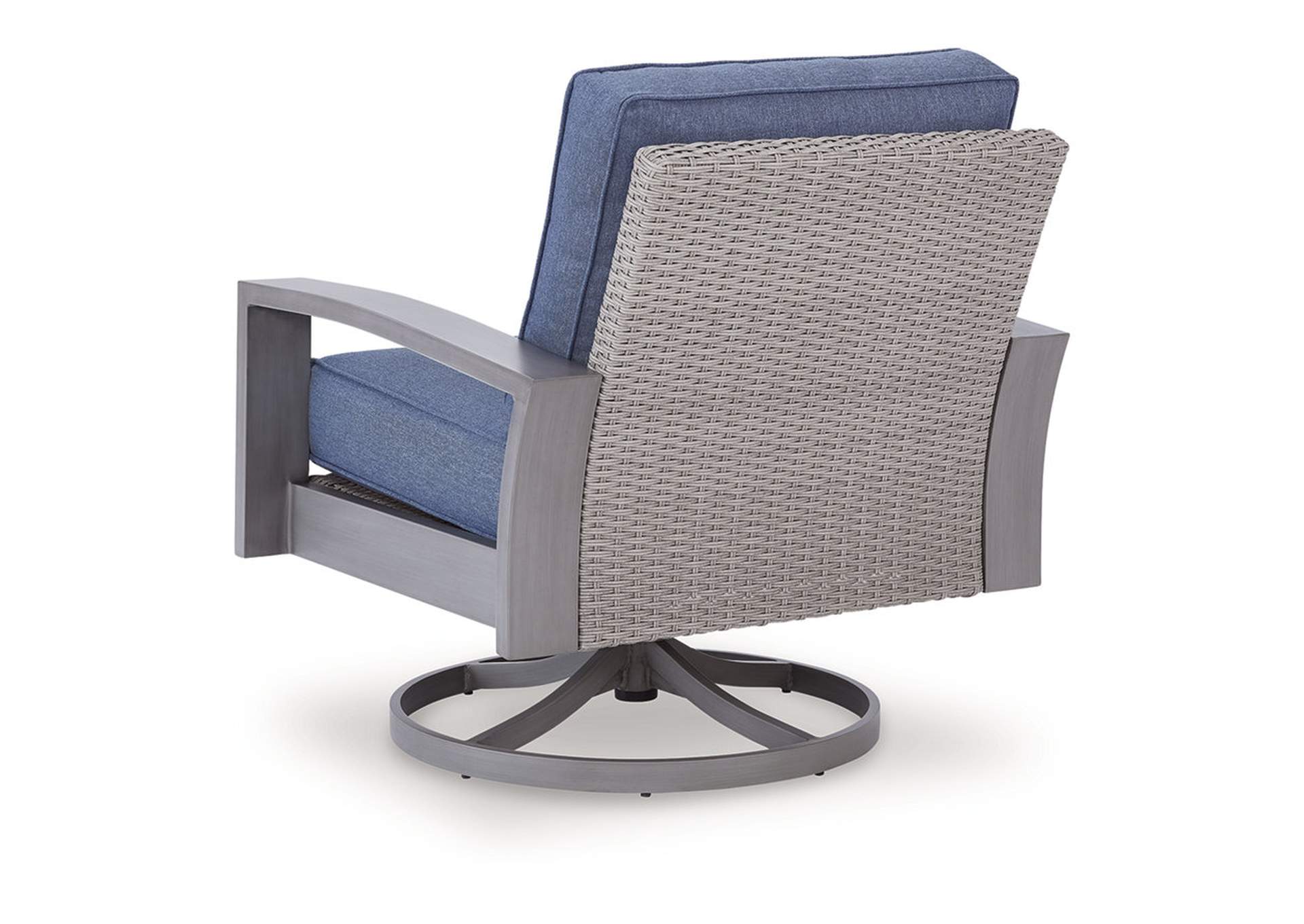 Half Moon Beach Outdoor Swivel Lounge Chair with Cushion image 4