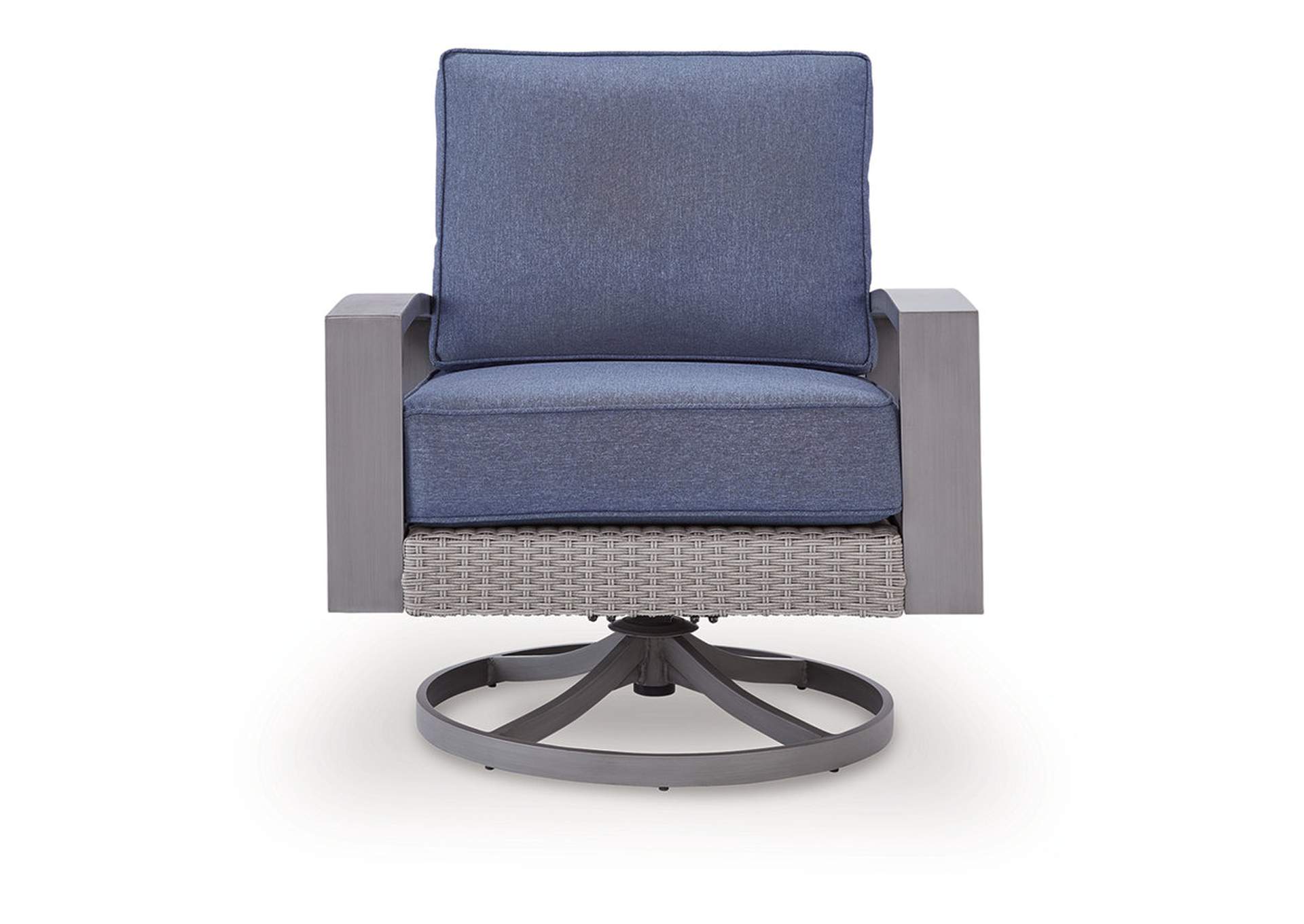 Half Moon Beach Outdoor Swivel Lounge Chair with Cushion image 3