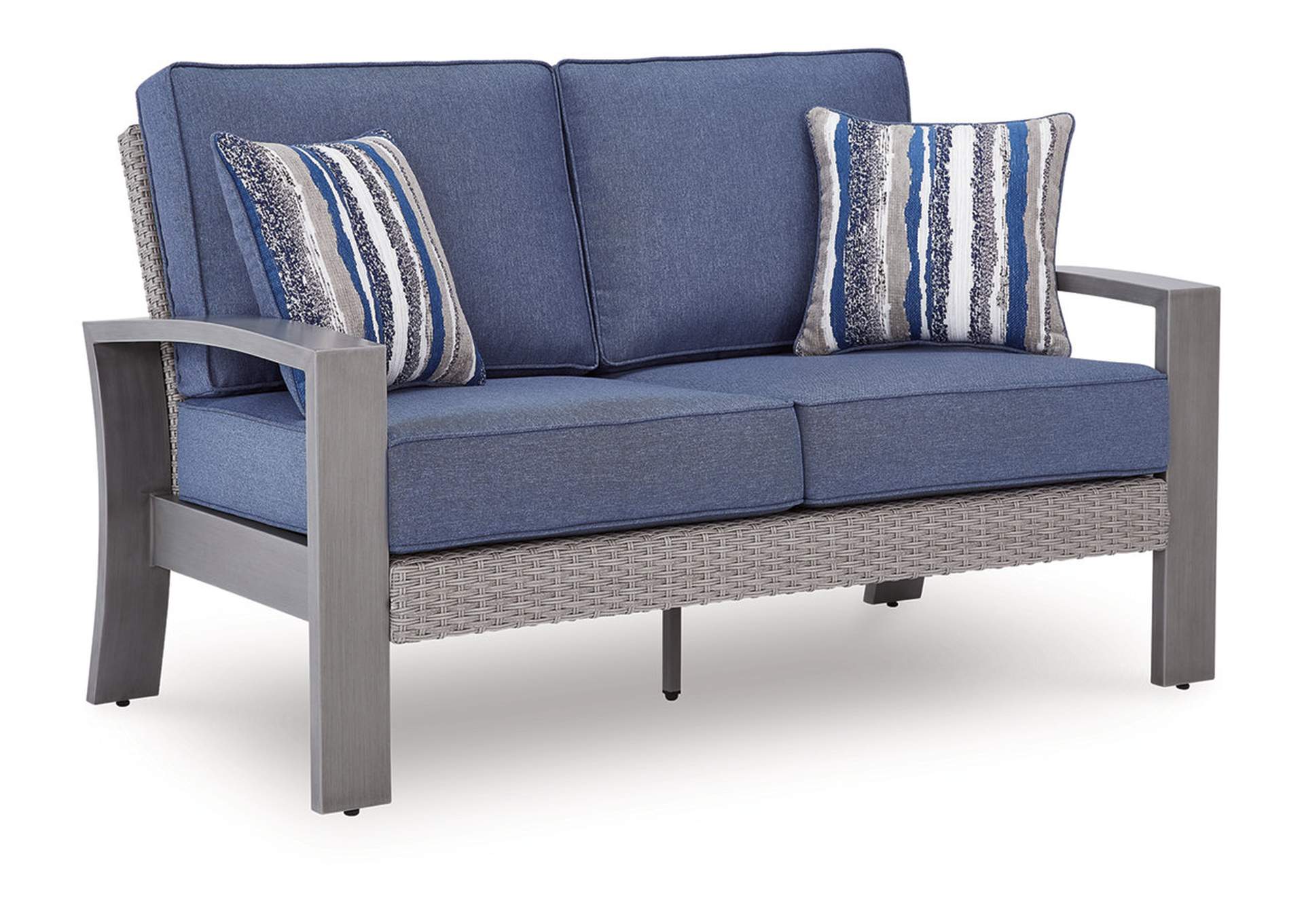 Half Moon Beach Outdoor Loveseat with Cushion image 2