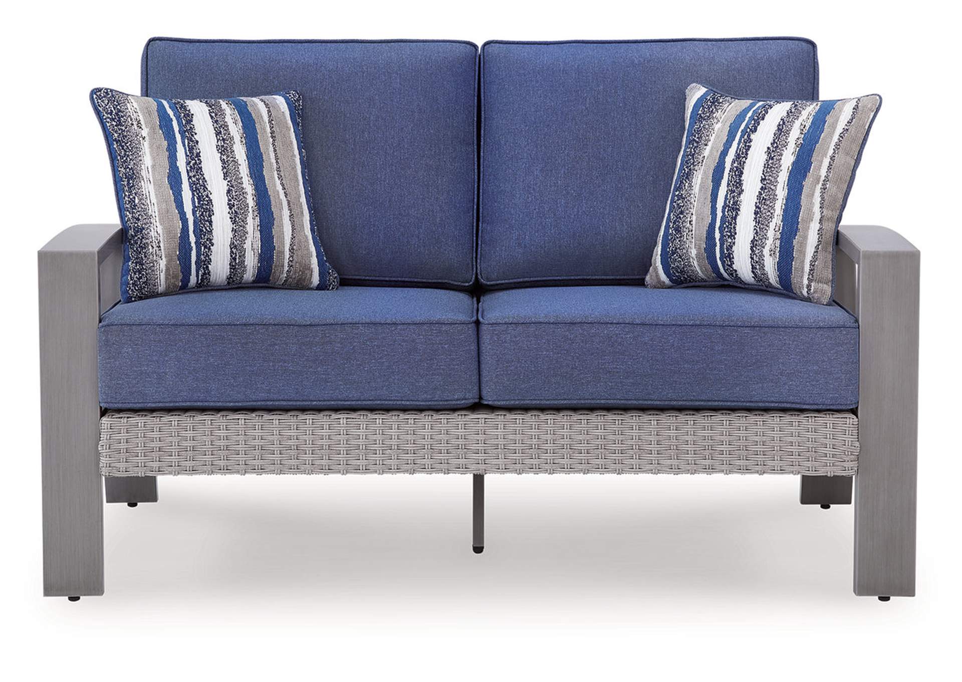 Half Moon Beach Outdoor Loveseat with Cushion image 1