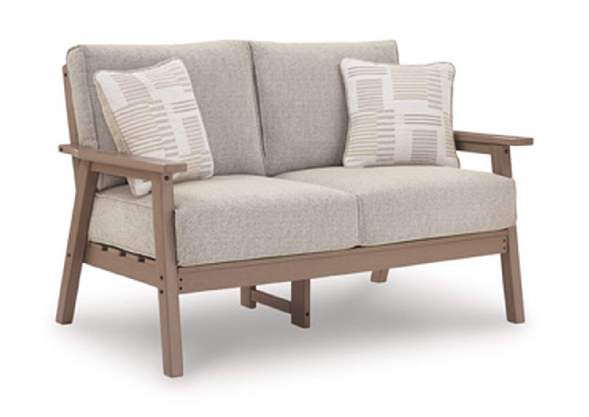 Grover Beach Outdoor Loveseat with Cushion image 7