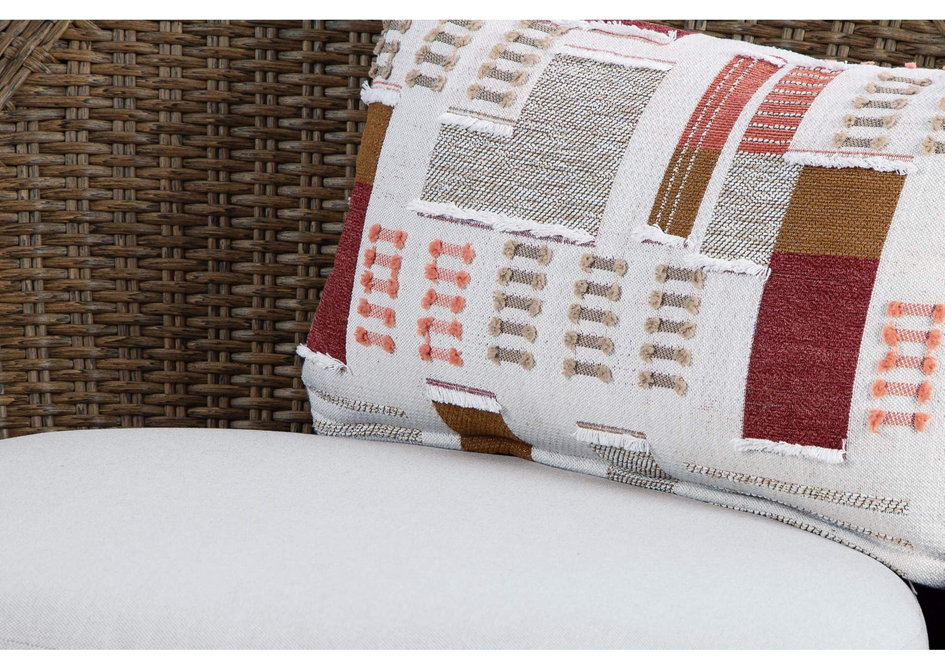 Double Point Outdoor Loveseat/2 Swivel Chairs (Set of 3) image 7