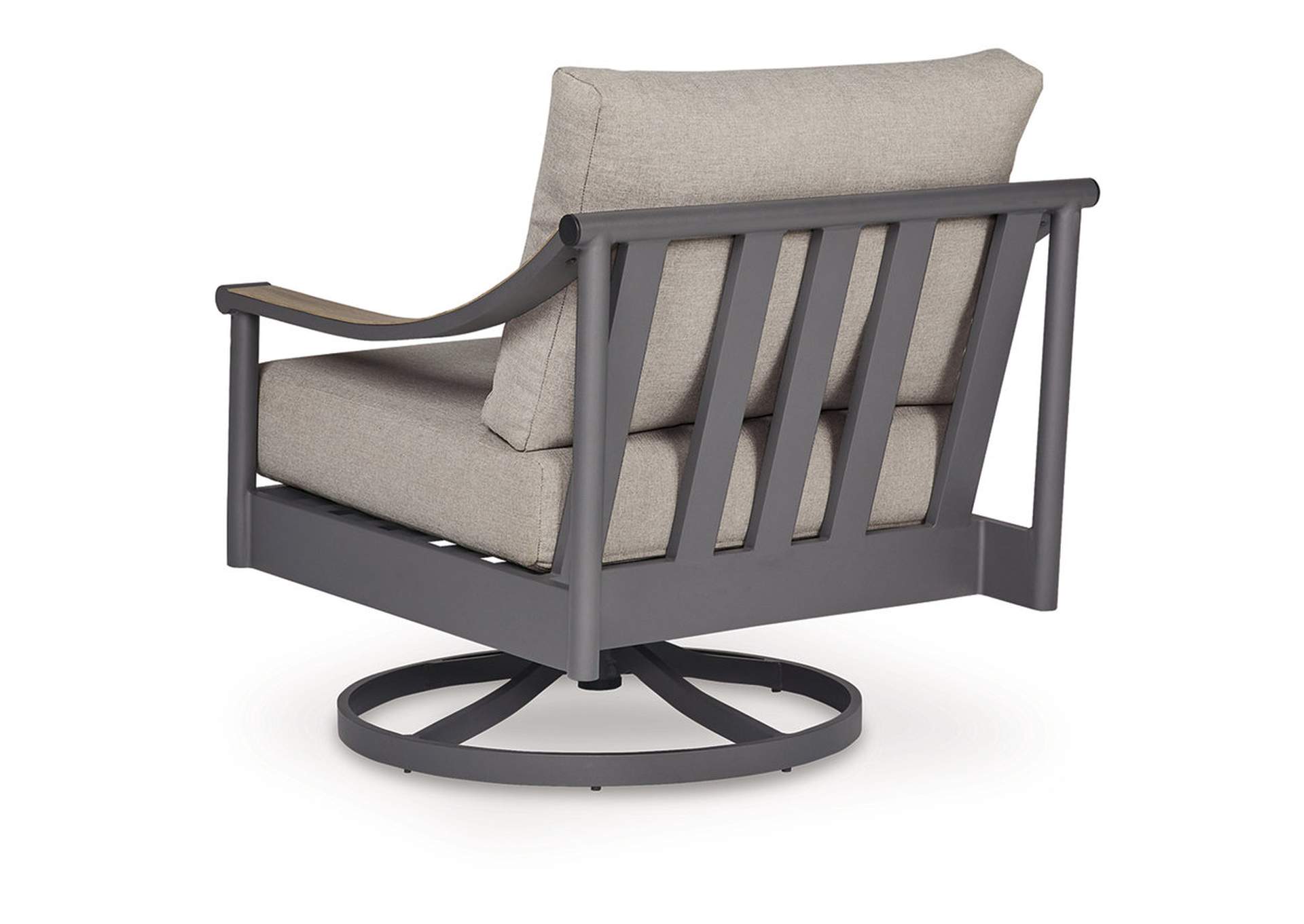 Ocean Beach Outdoor Swivel Lounge with Cushion image 4