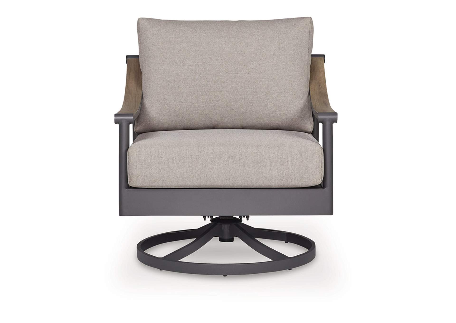 Ocean Beach Outdoor Swivel Lounge with Cushion image 3