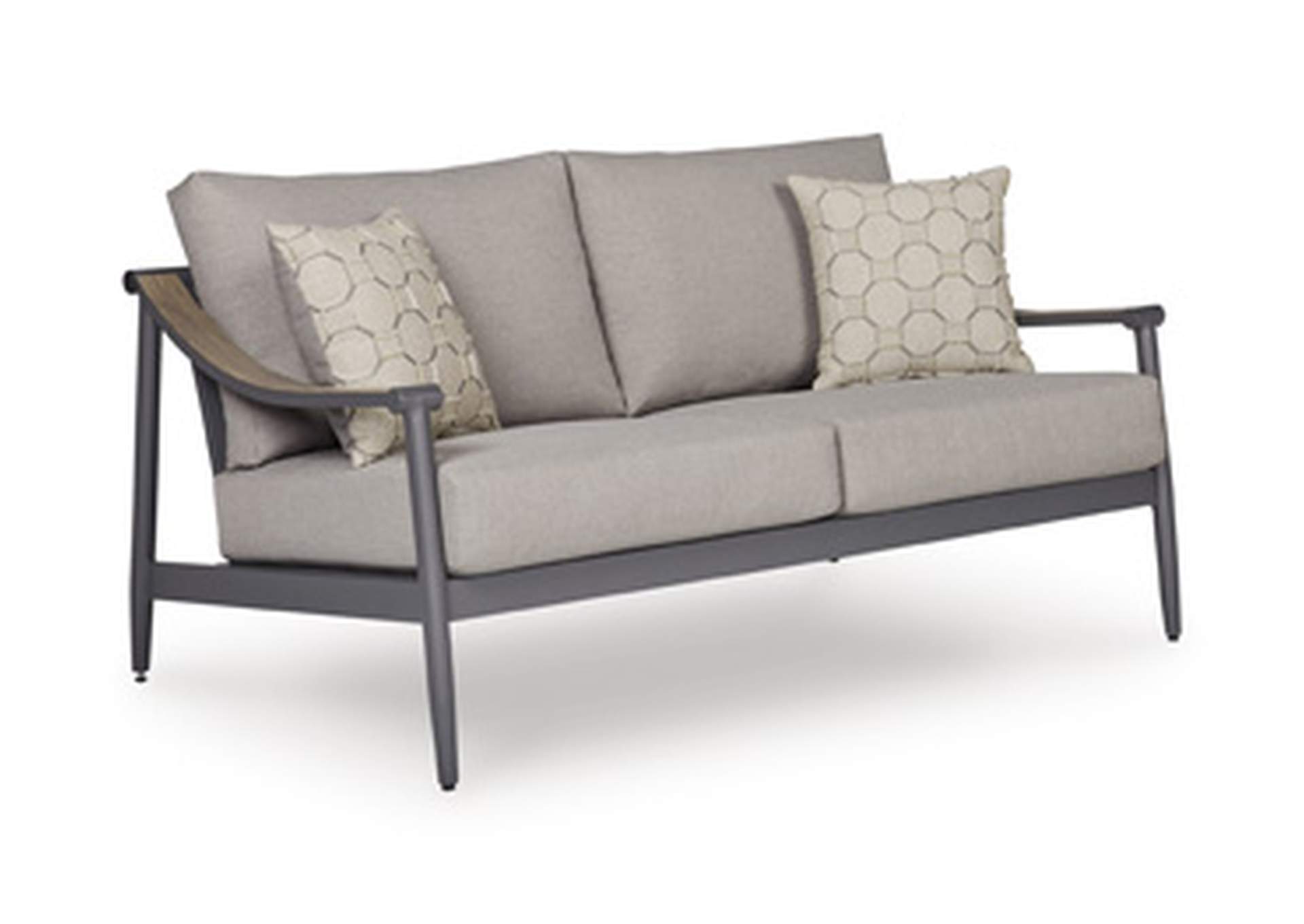 Ocean Beach Outdoor Loveseat with Cushion image 6