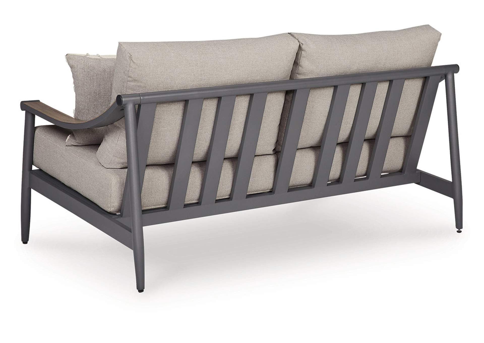 Ocean Beach Outdoor Loveseat with Cushion image 4