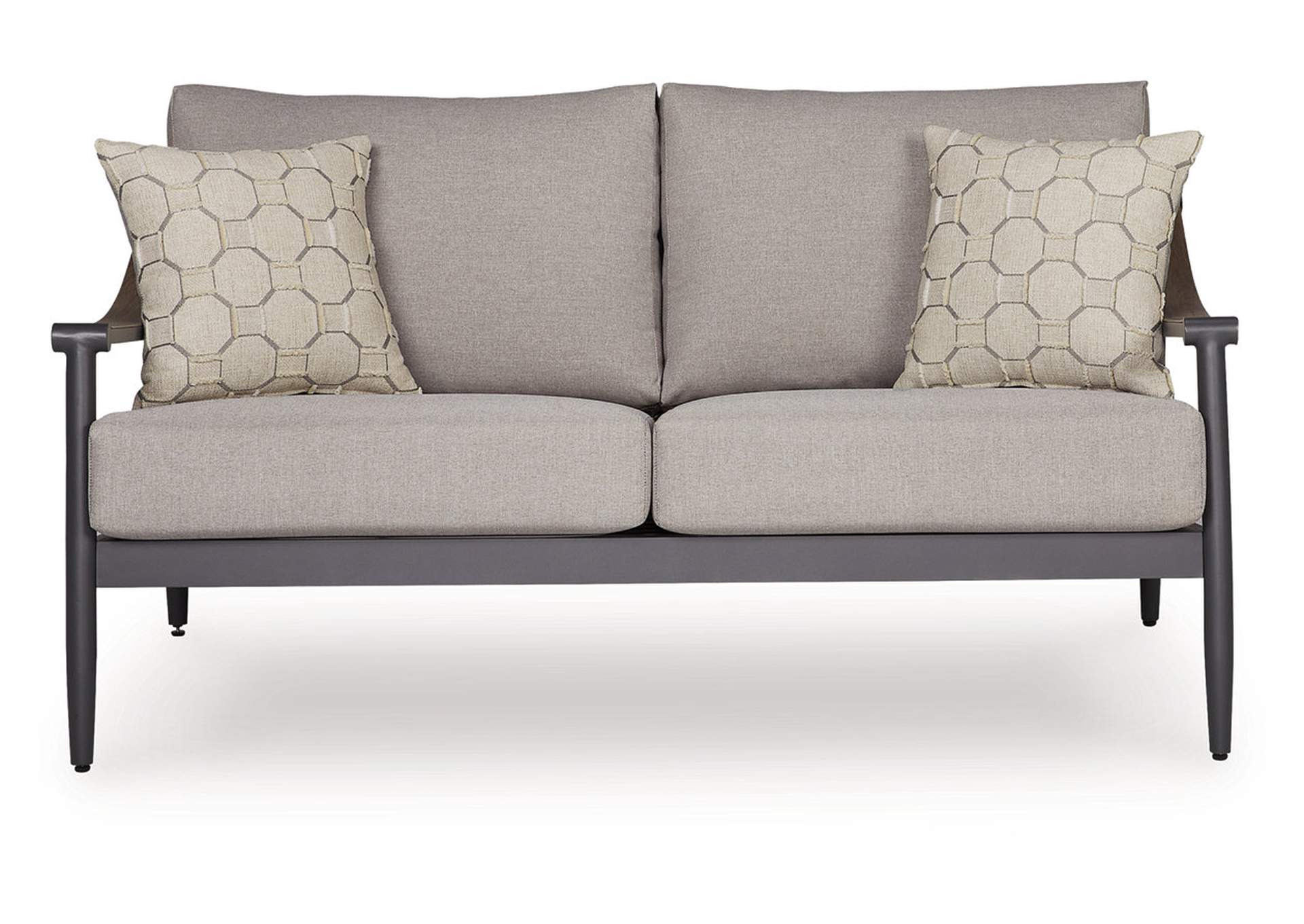 Ocean Beach Outdoor Loveseat with Cushion image 1