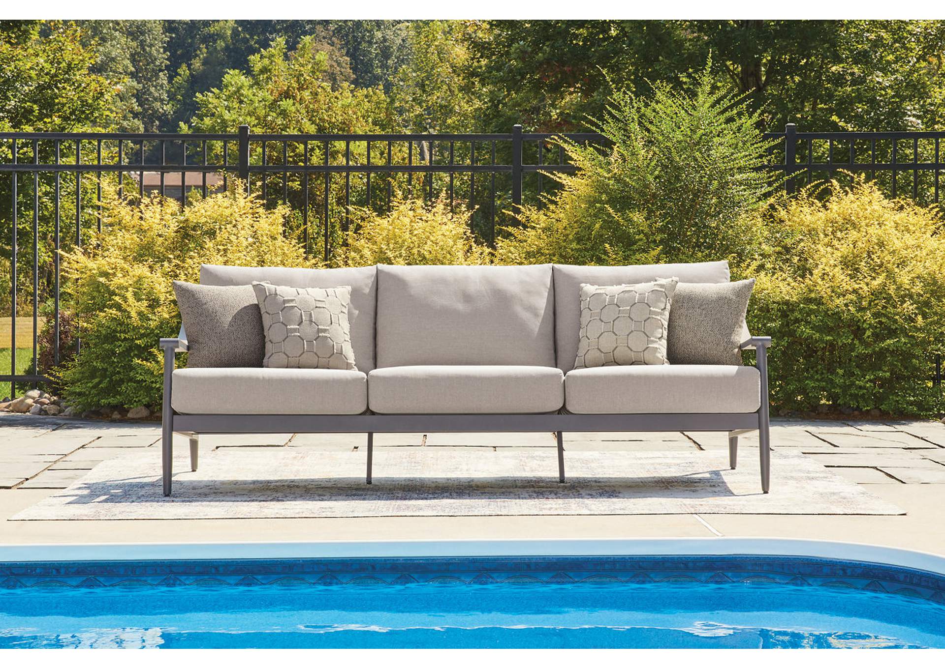 Ocean Beach Outdoor Sofa with Cushion image 3