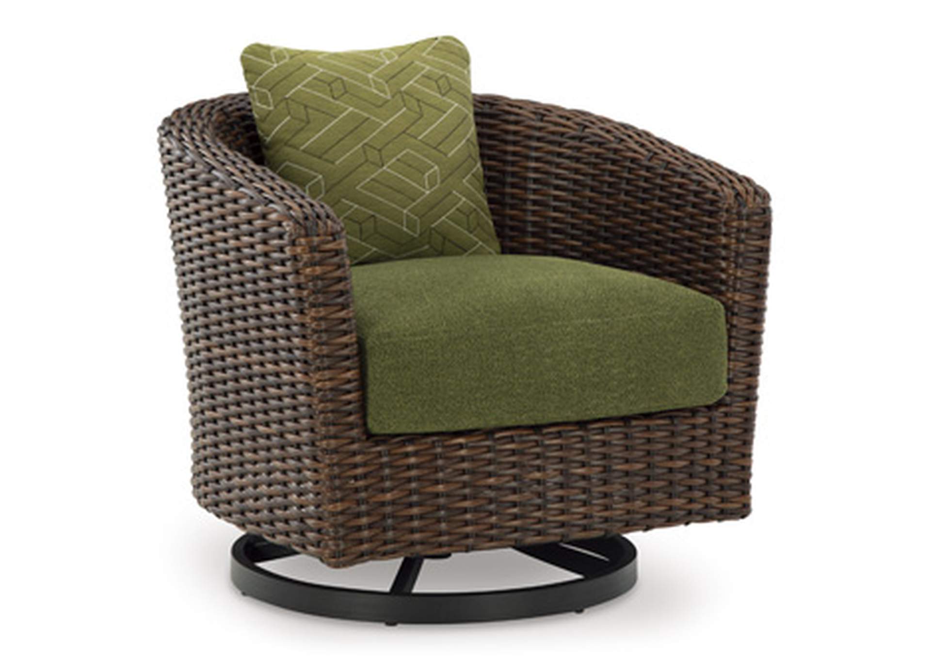 Horizon Hall Outdoor Swivel Lounge Chair with Cushion image 9