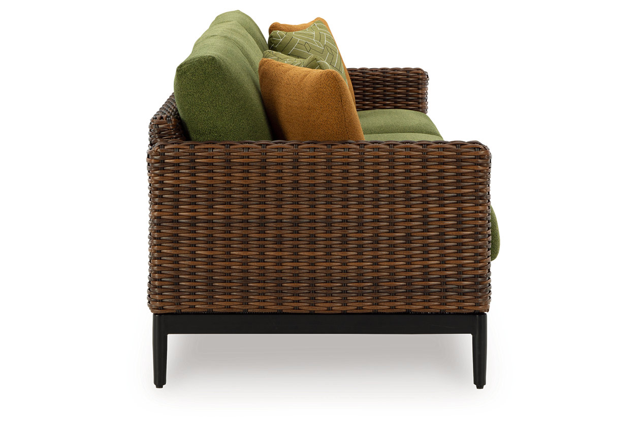 Horizon Hall Outdoor Sofa and 2 Chairs with Coffee Table