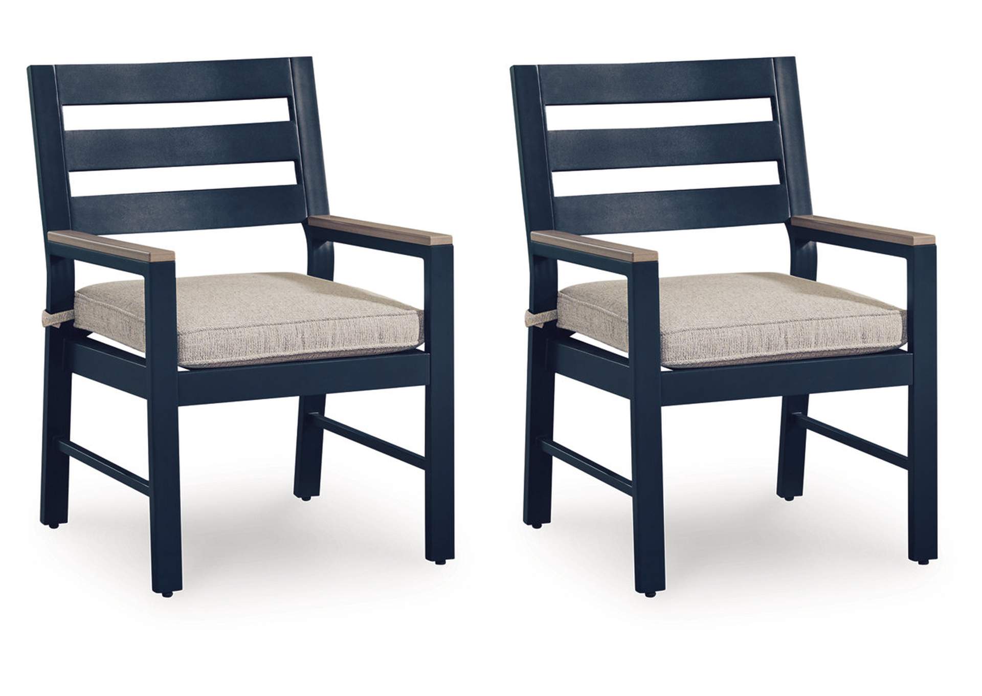 East Beach Outdoor Arm Chair with Cushion (Set of 2) image 1