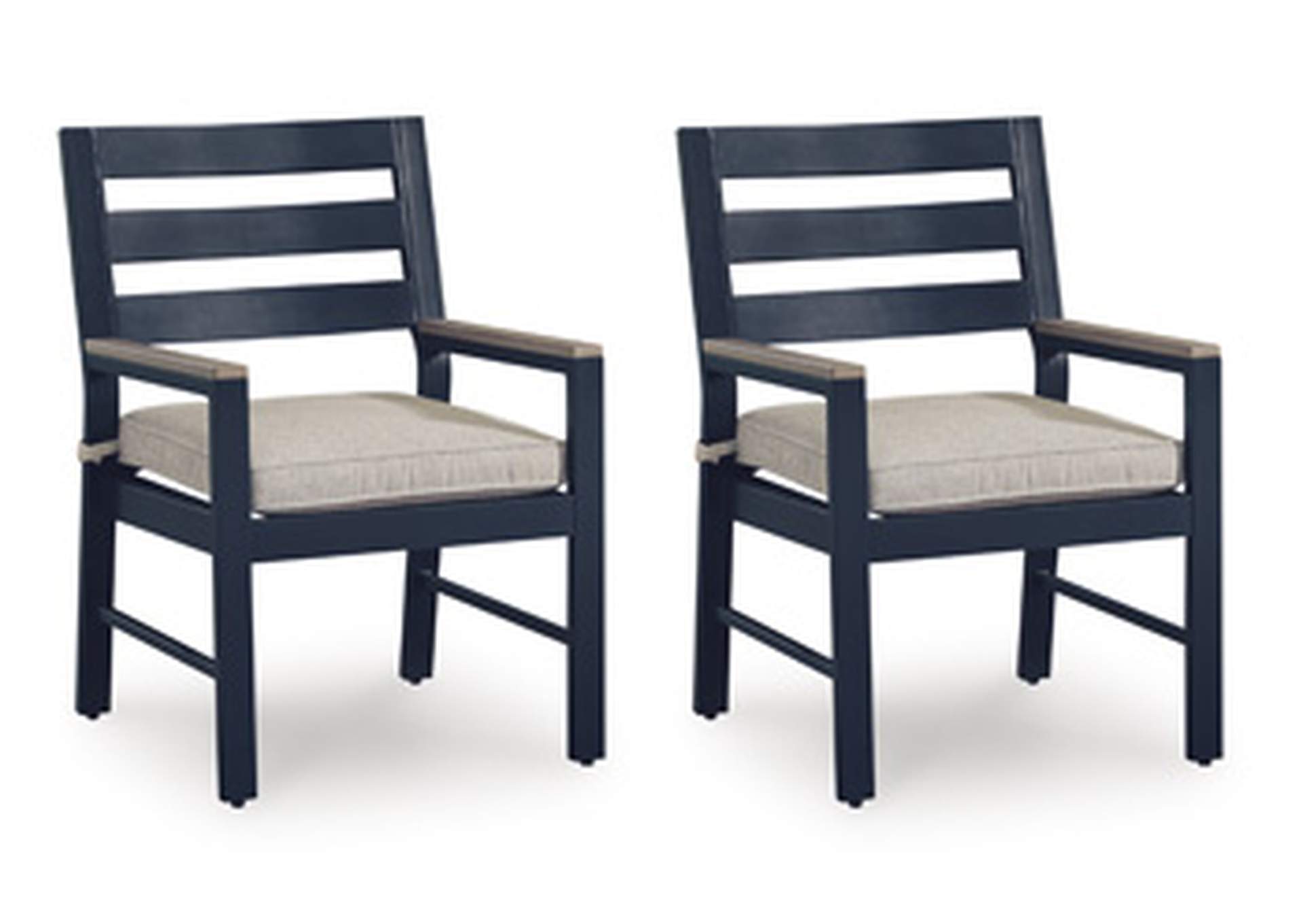 East Beach Outdoor Arm Chair with Cushion (Set of 2) image 7