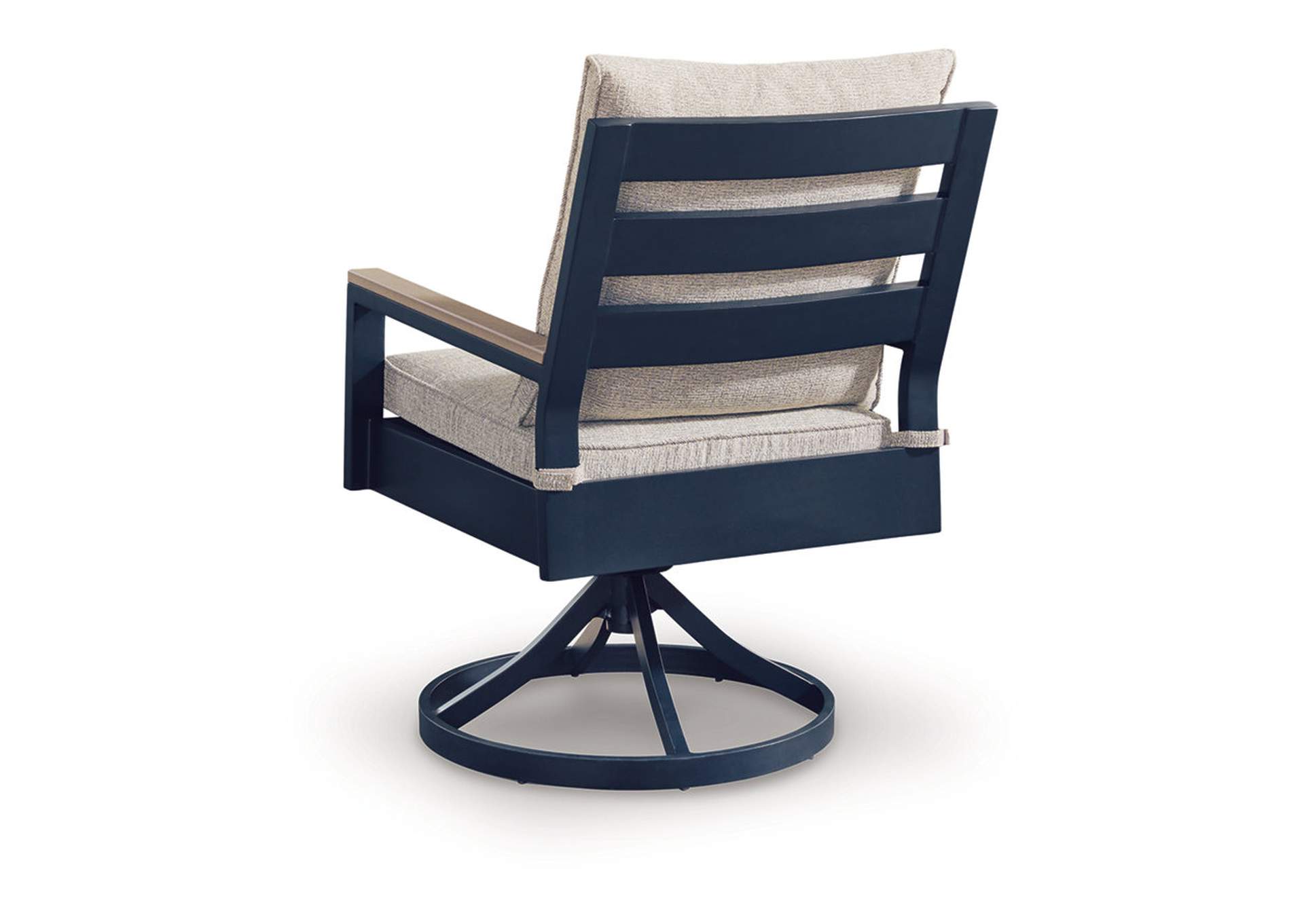 East Beach Outdoor Swivel Chair with Cushion (Set of 2) image 5