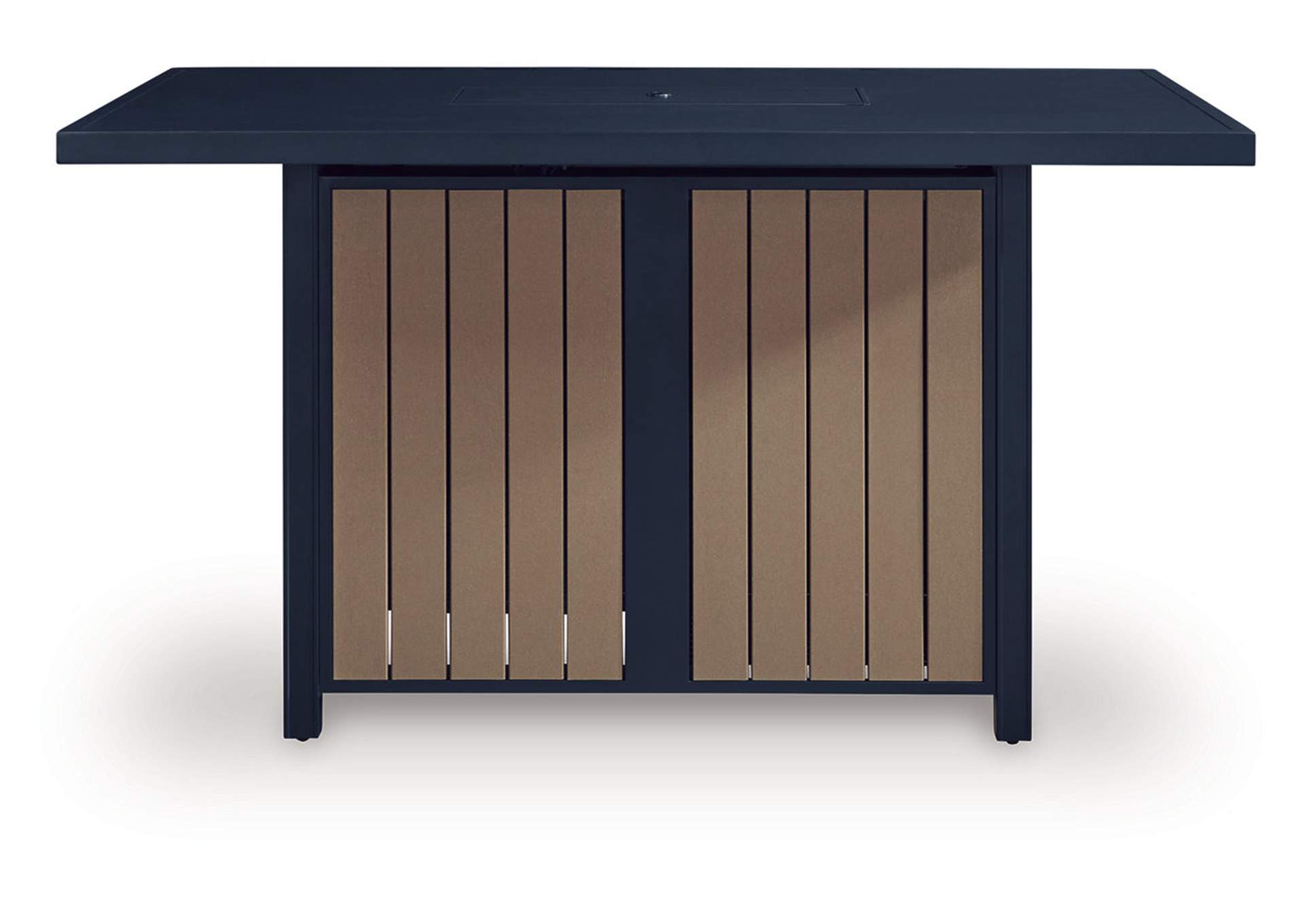 East Beach Outdoor Bar Table with Fire Pit image 4