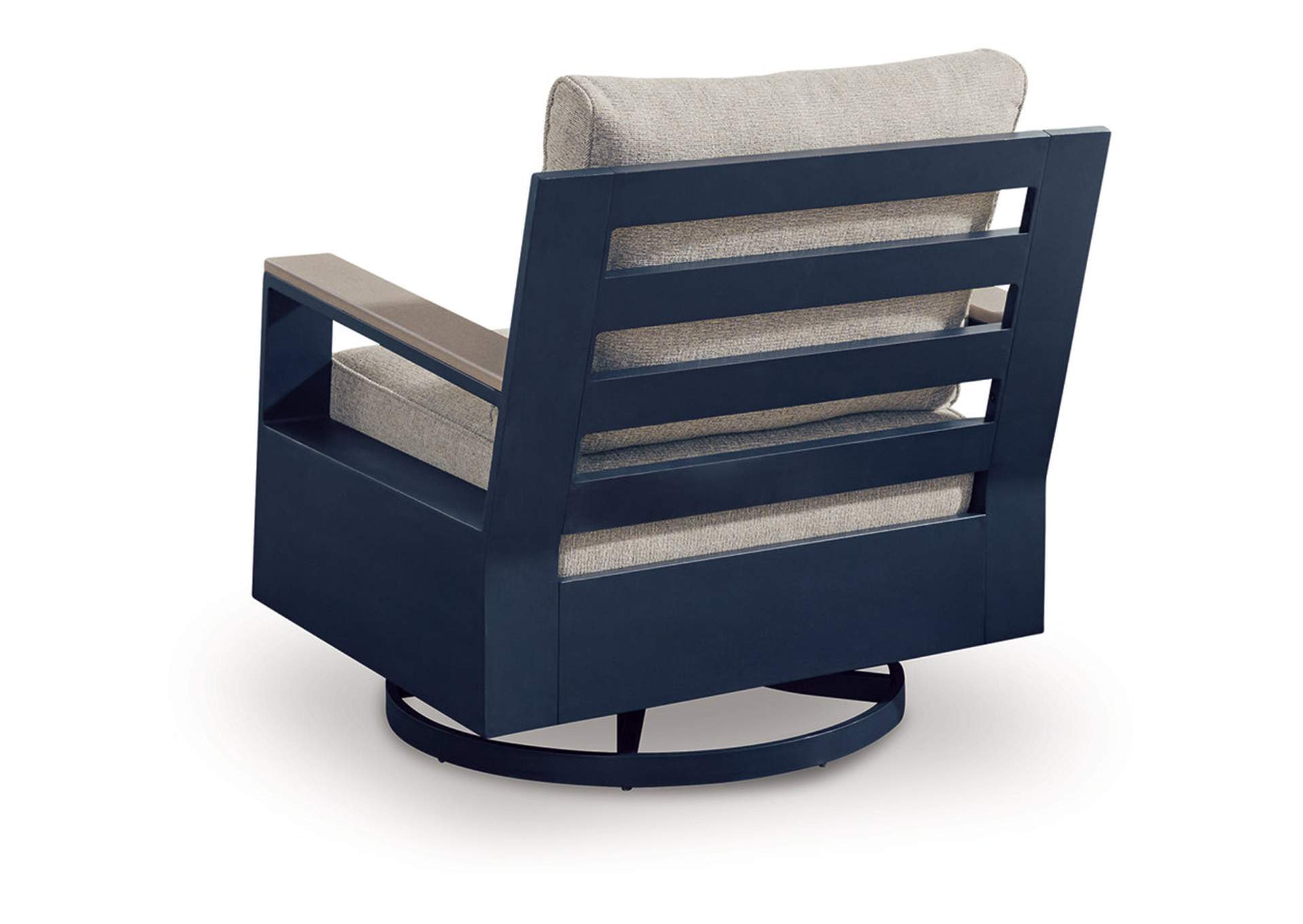 East Beach Outdoor Swivel Glider Chair with Cushion image 4