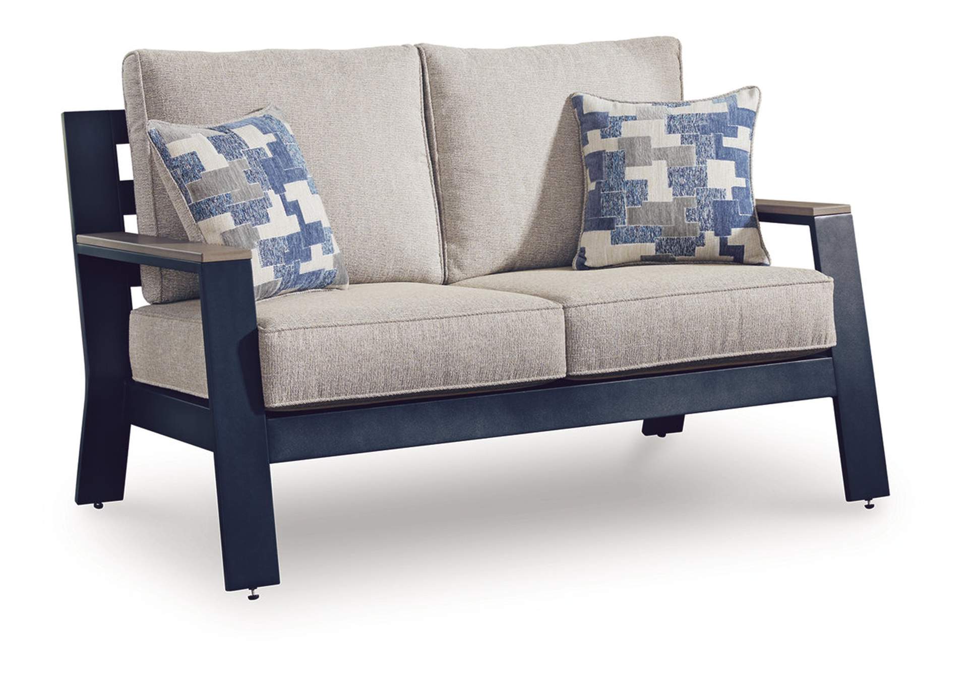 East Beach Outdoor Loveseat with Cushion image 2