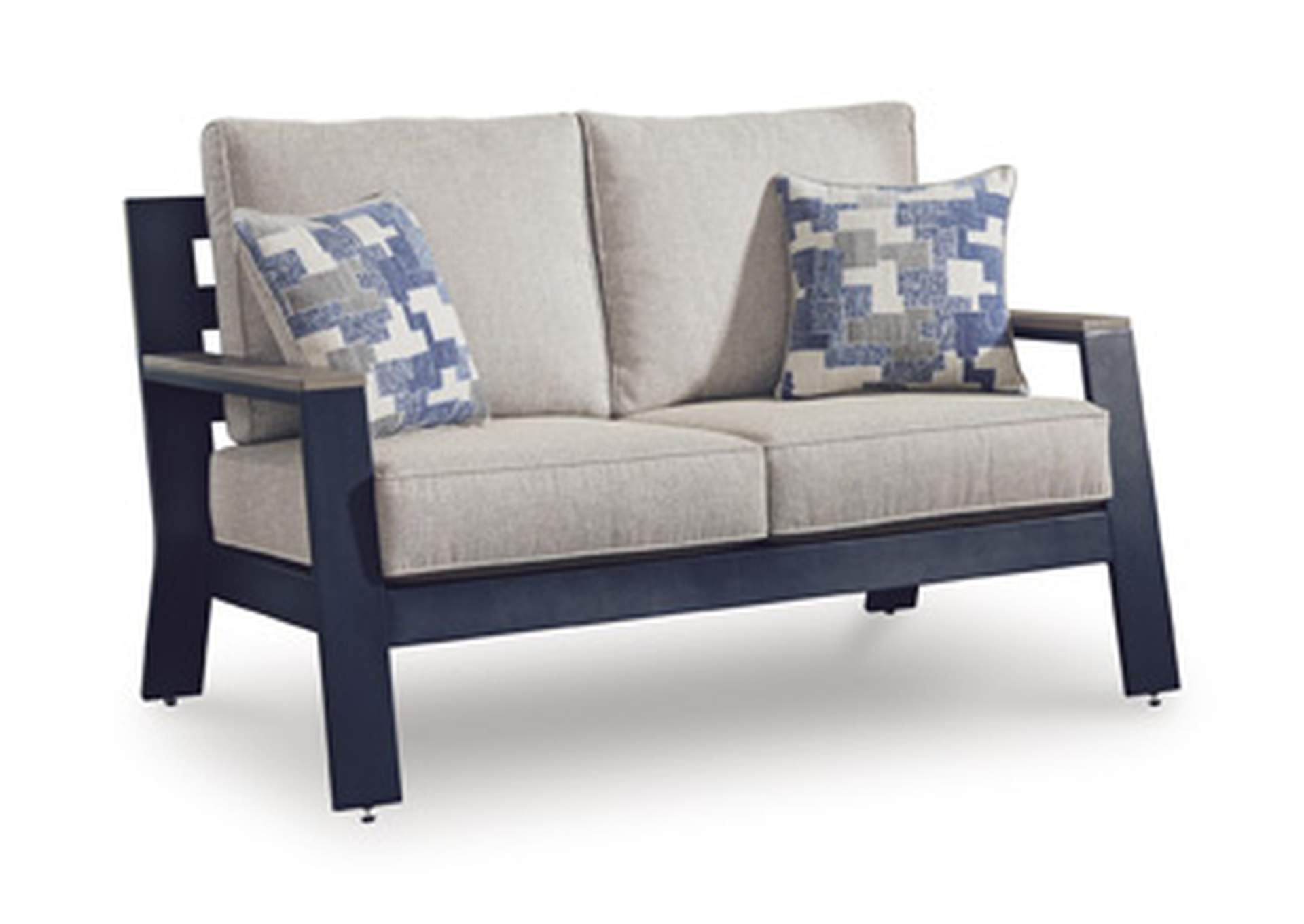East Beach Outdoor Loveseat with Cushion image 3