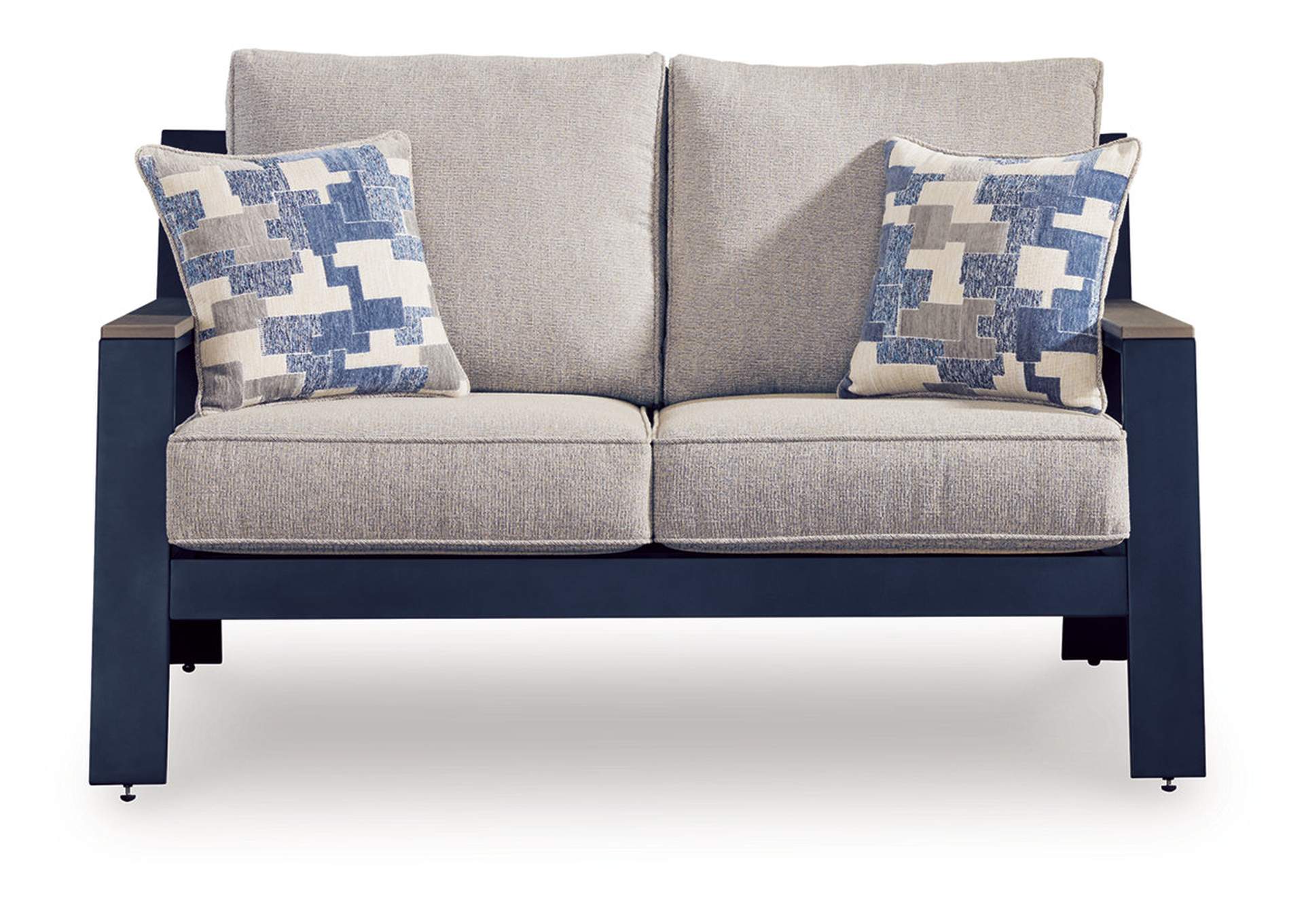 East Beach Outdoor Loveseat with Cushion image 1