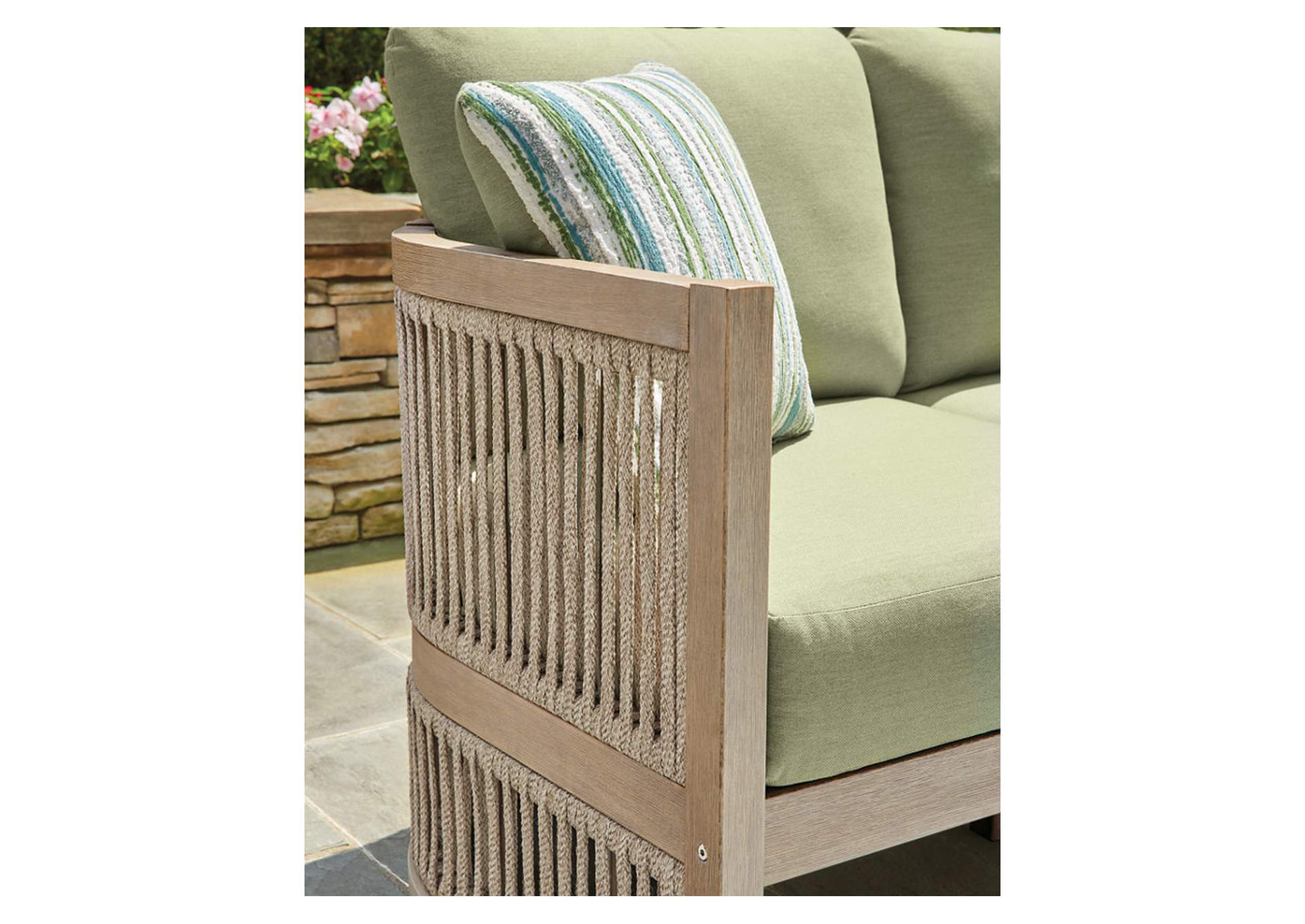 Serena Shores Outdoor Sofa with Cushion image 6