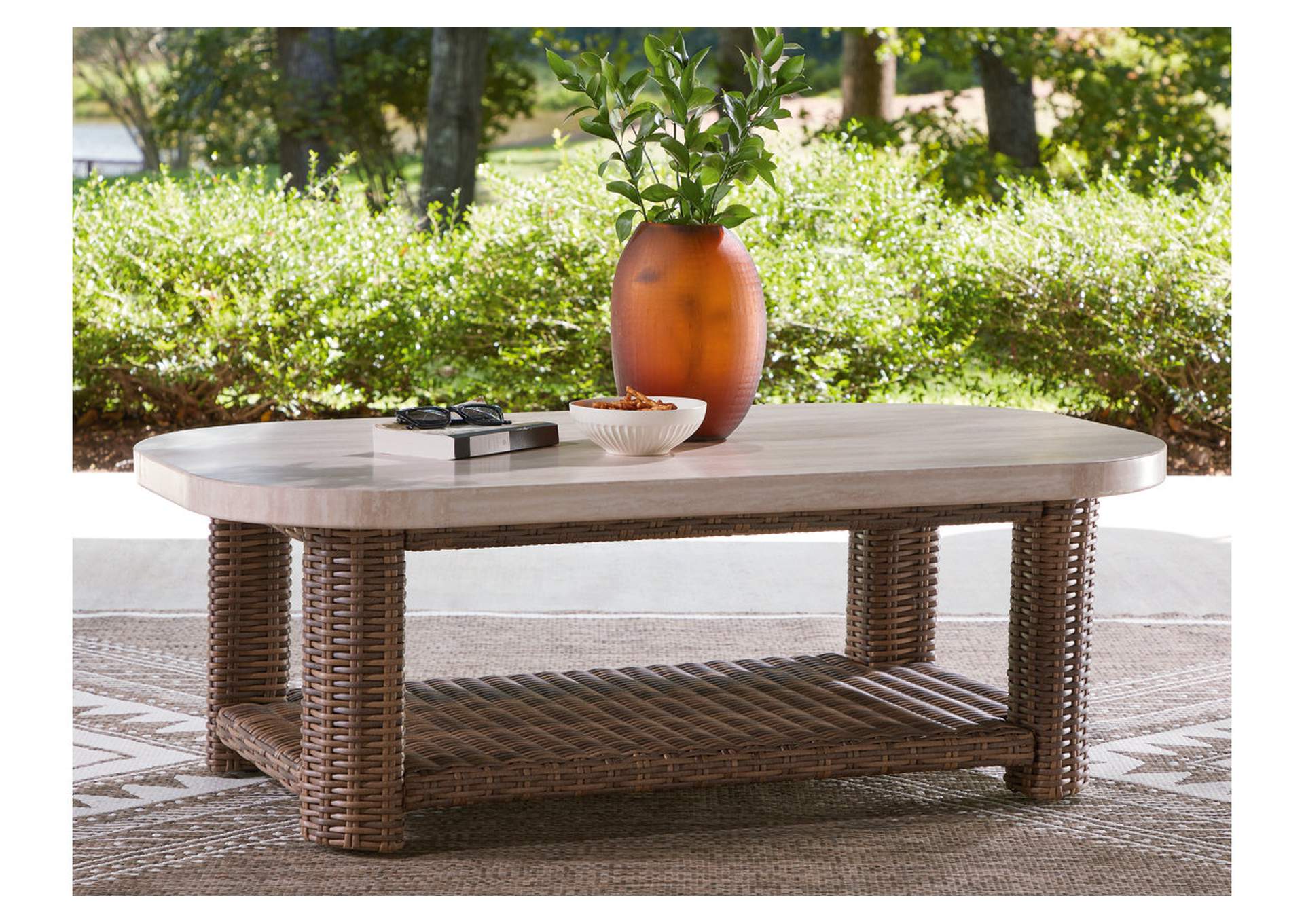 Dolan Creek Outdoor Coffee Table image 2