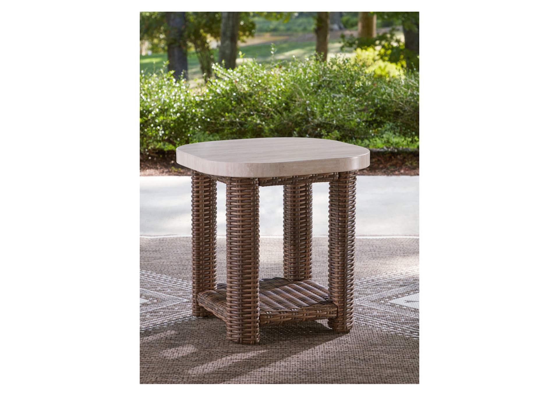 Dolan Creek Outdoor End Table image 2