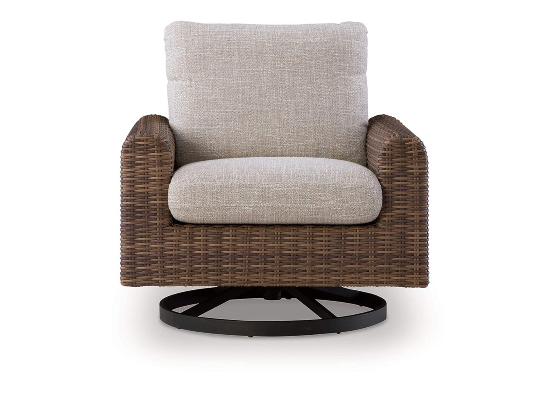 Dolan Creek Outdoor Swivel Lounge Chair with Cushion image 3