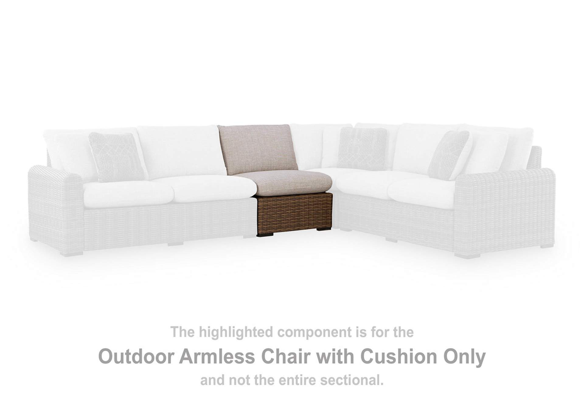 Dolan Creek 4-Piece Outdoor Sectional image 5