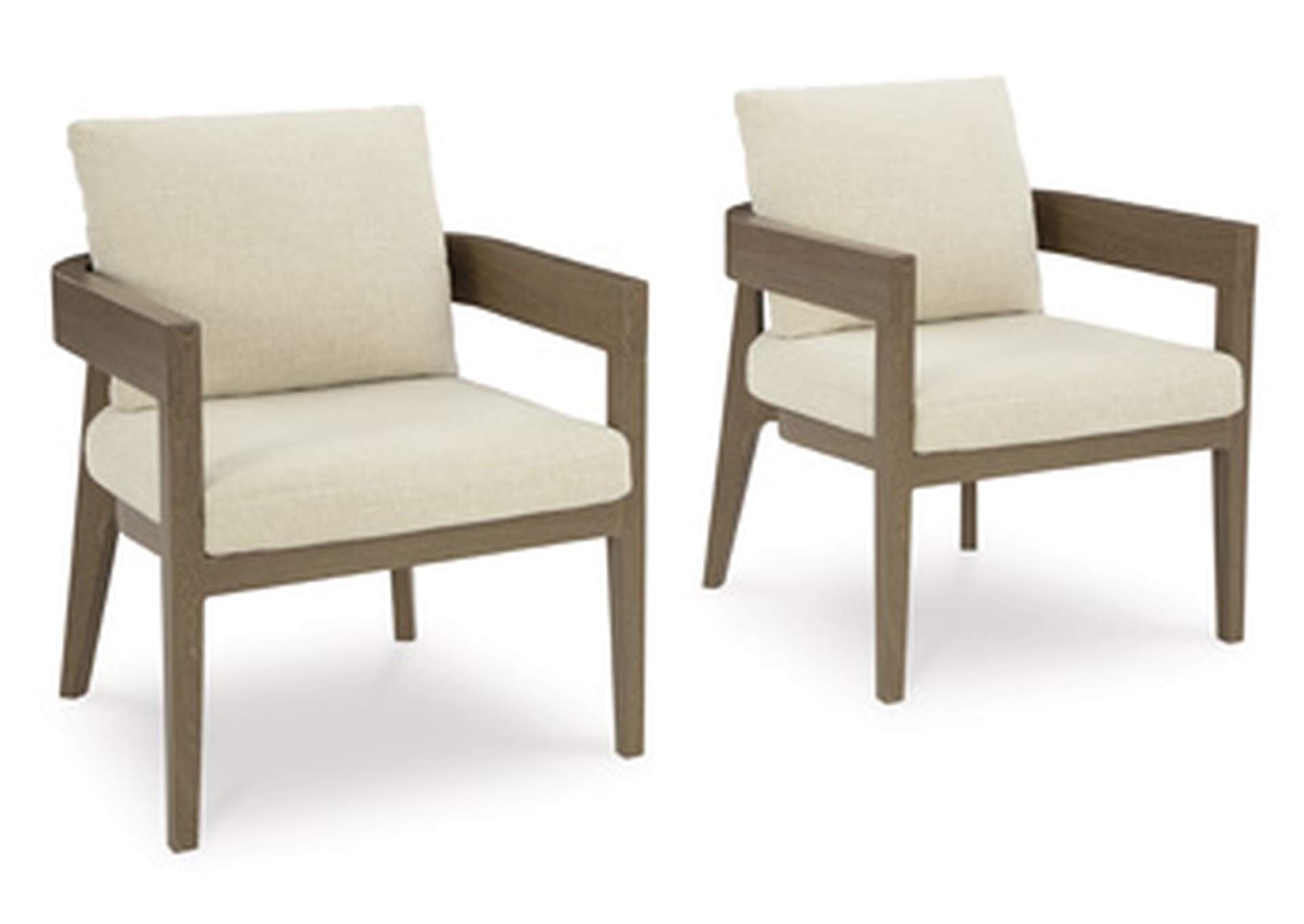 Serene Bay Outdoor Dining Arm Chair with Cushion (Set of 2) image 9