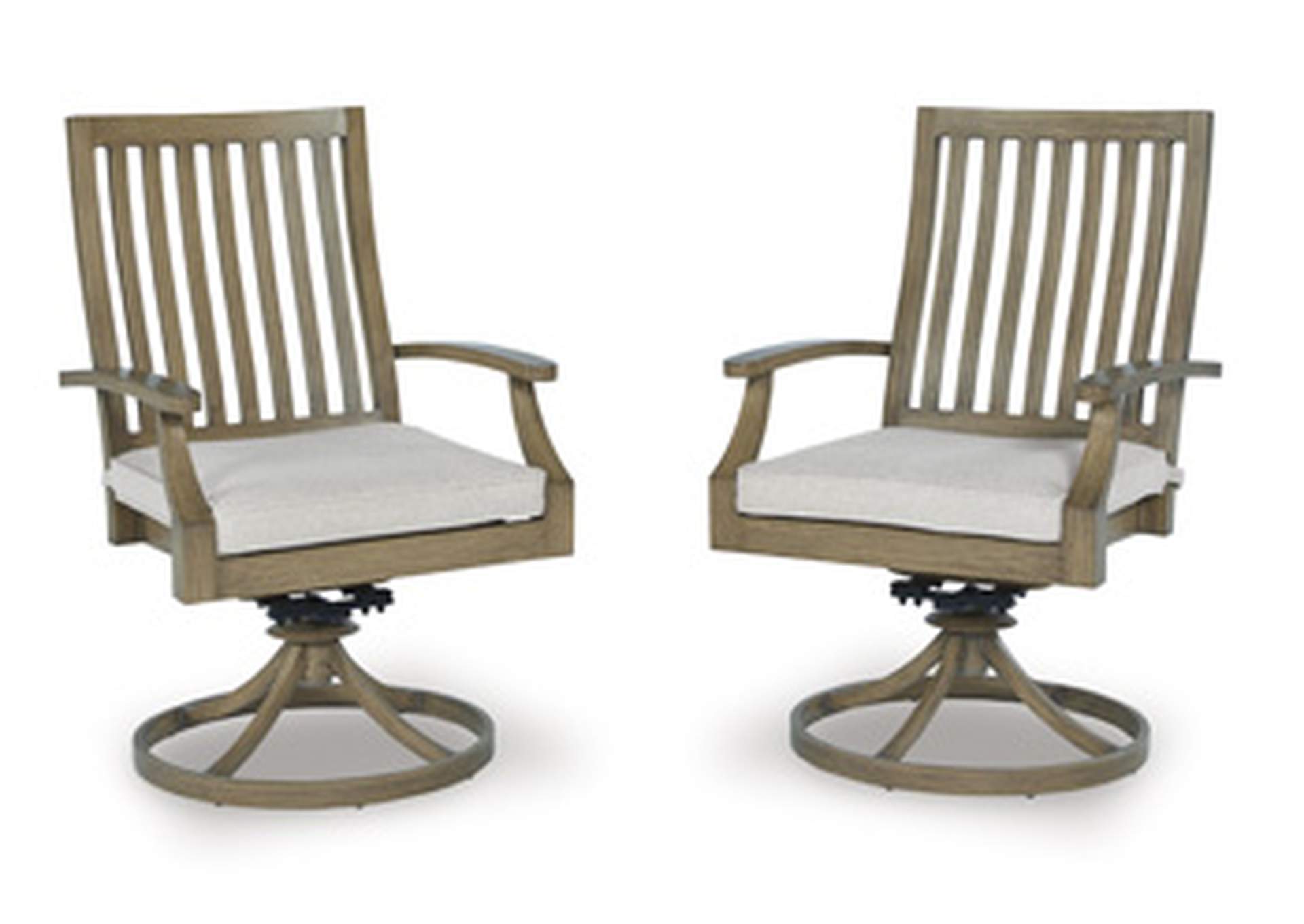 Rainier Ranch Outdoor Swivel Chair with Cushion (Set of 2) image 10