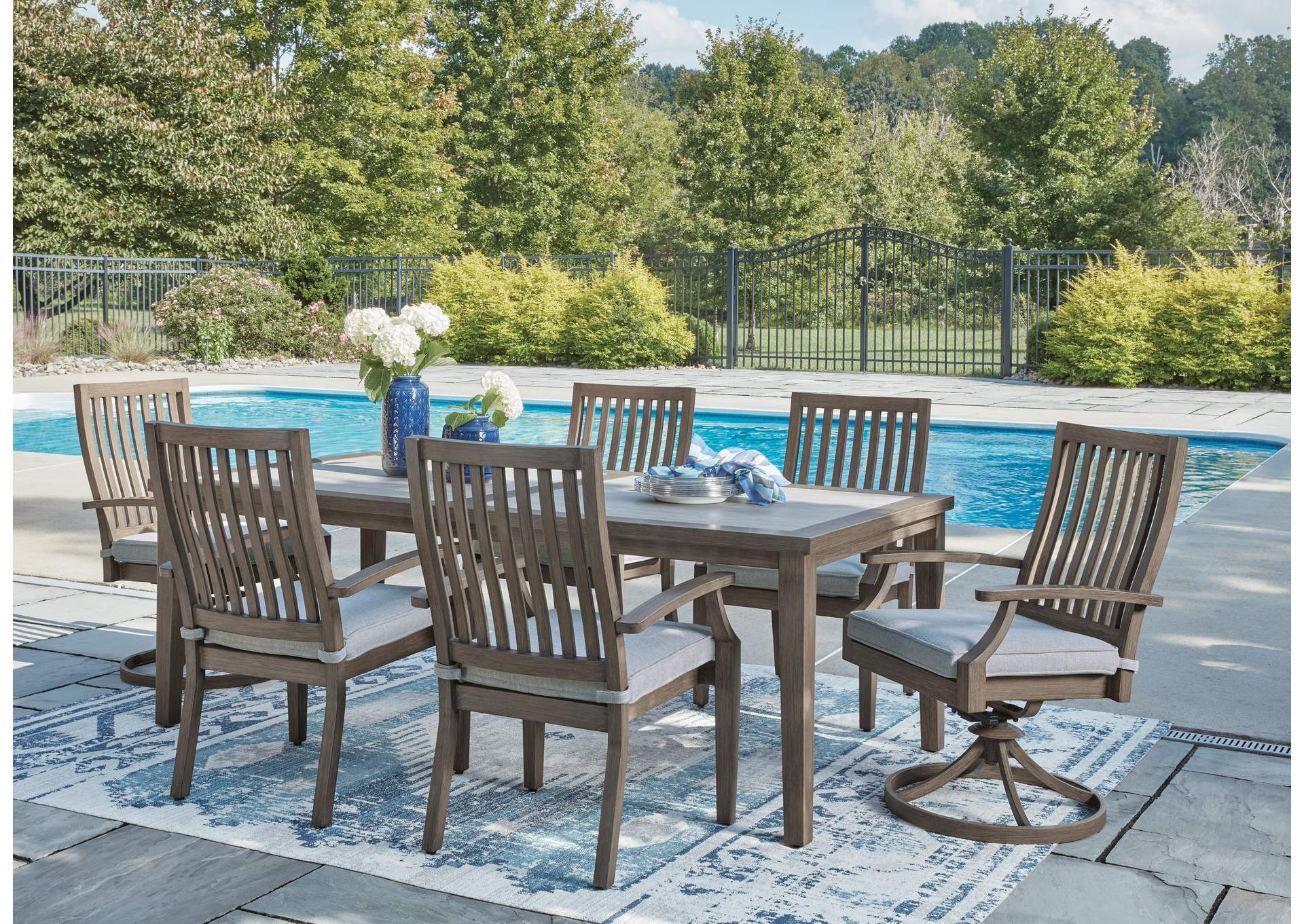Rainier Ranch Outdoor Dining Table image 7